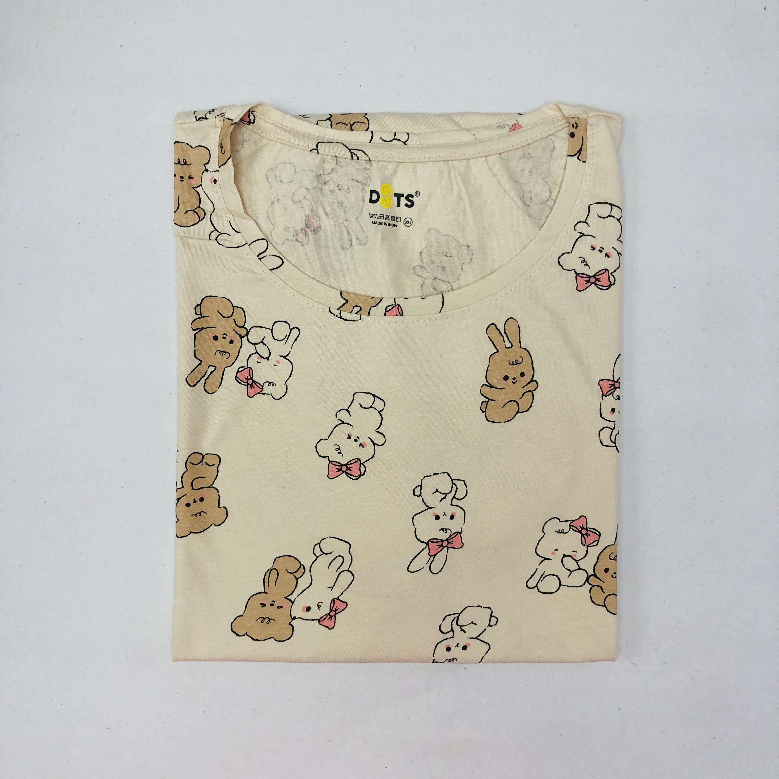 Dots Ladies Printed T-Shirt