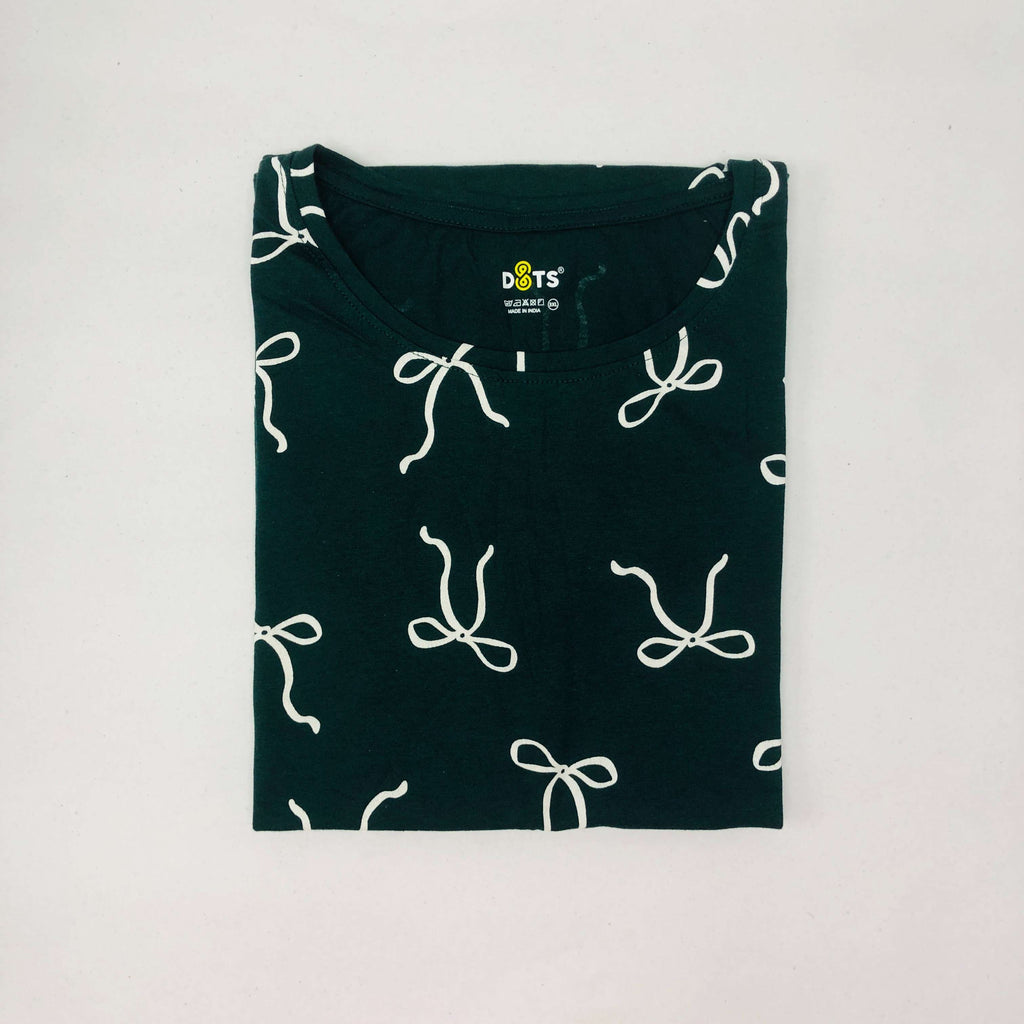 Dots Ladies Printed T-Shirt