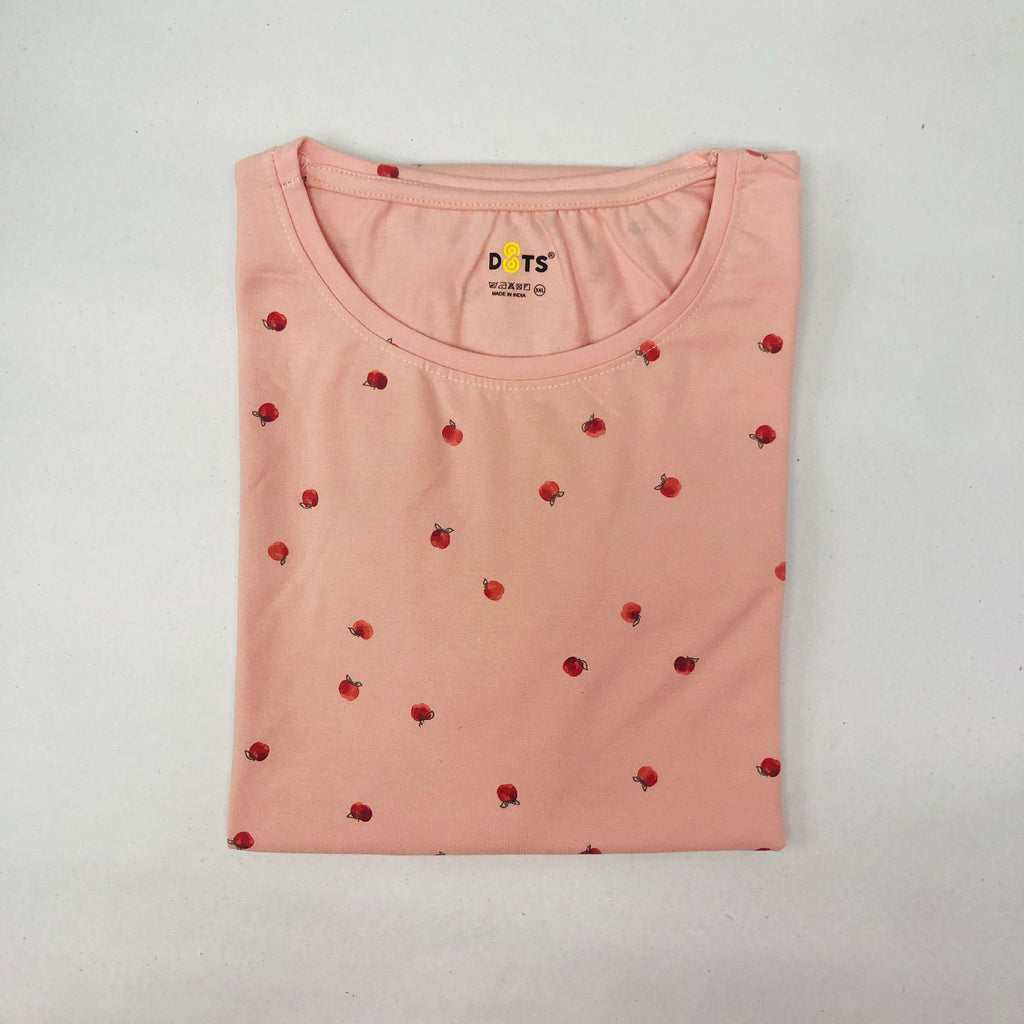Dots Ladies Printed T-Shirt