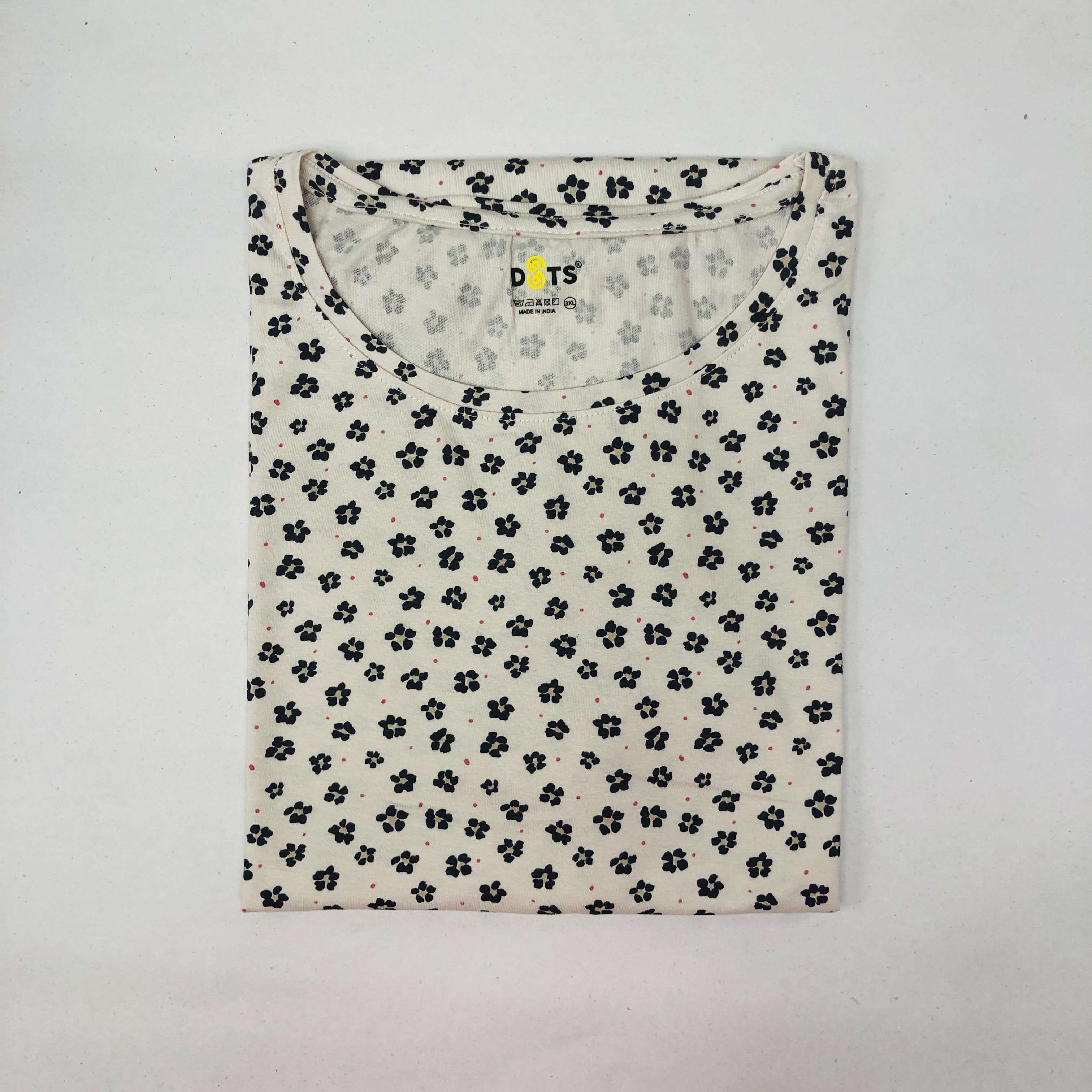 Dots Ladies Printed T-Shirt