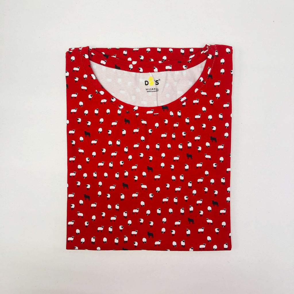 Dots Ladies Printed T-Shirt