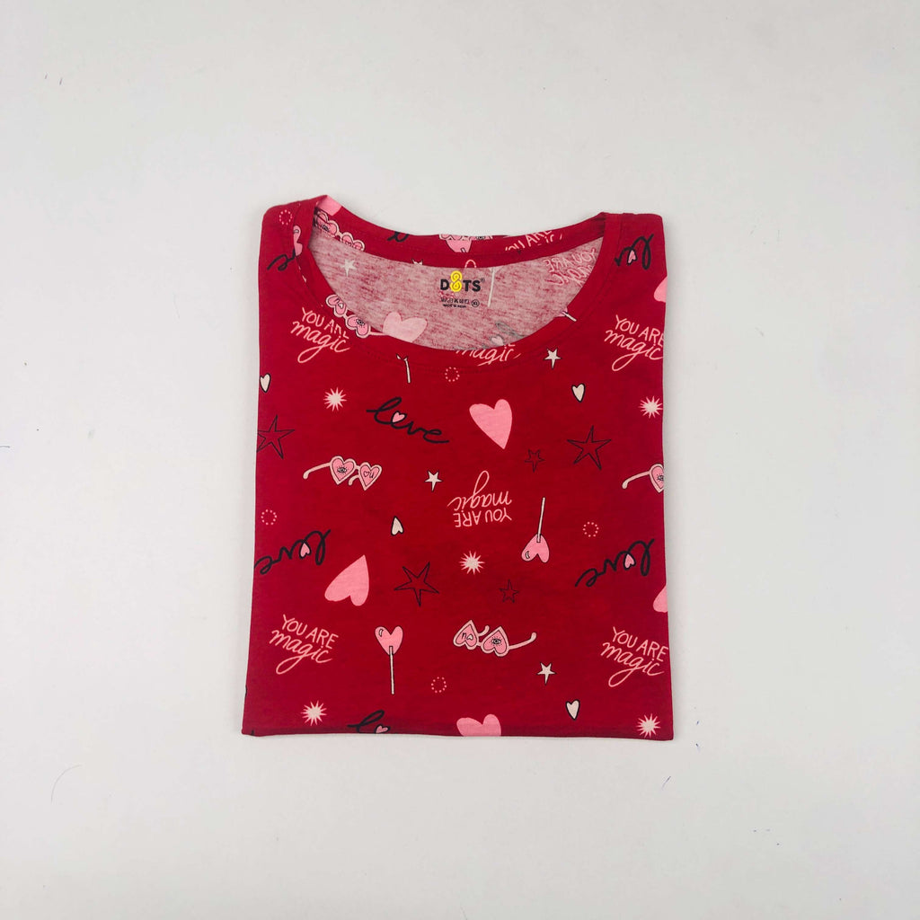 Dots Ladies Printed T-Shirt