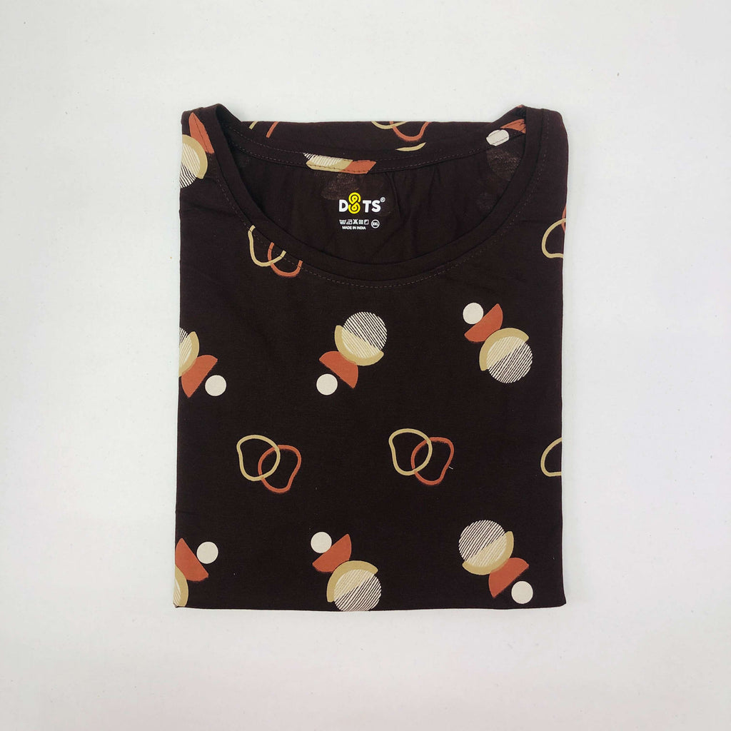 Dots Ladies Printed T-Shirt