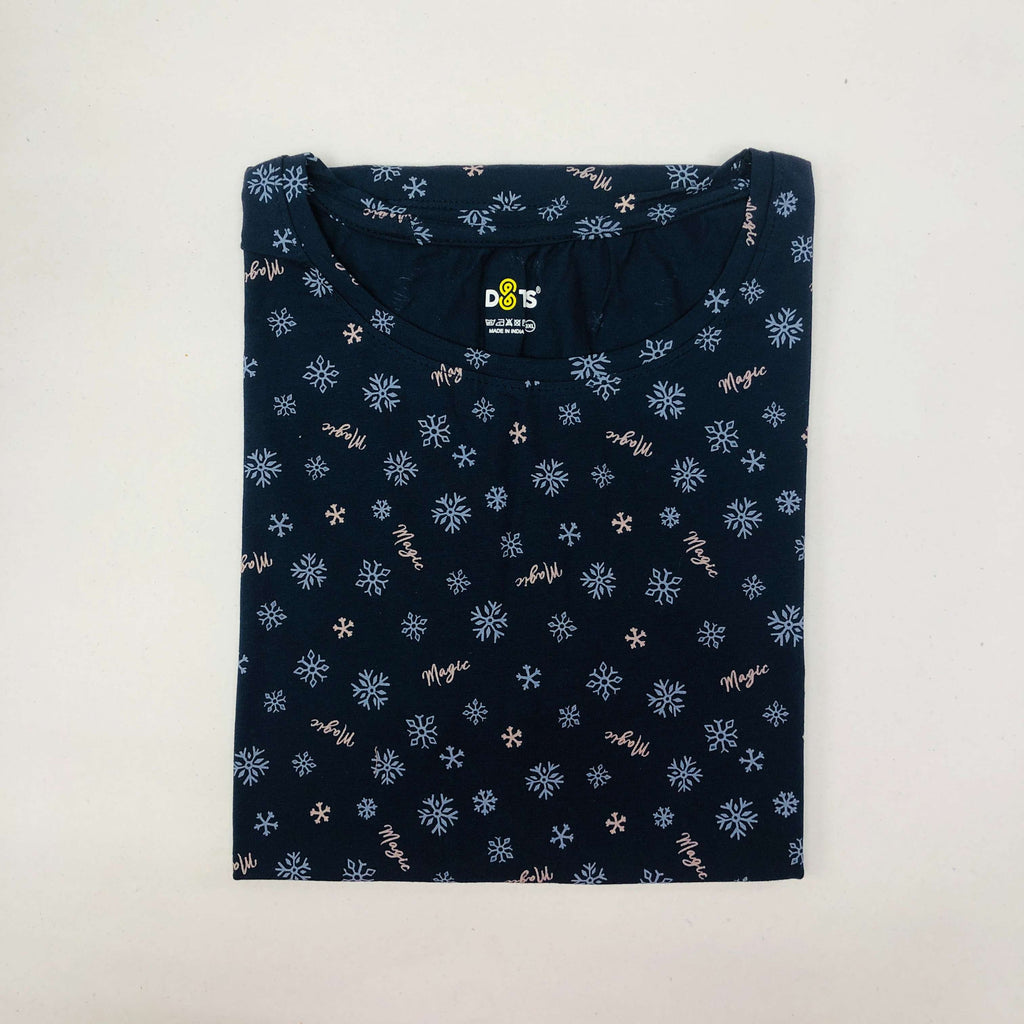 Dots Ladies Printed T-Shirt