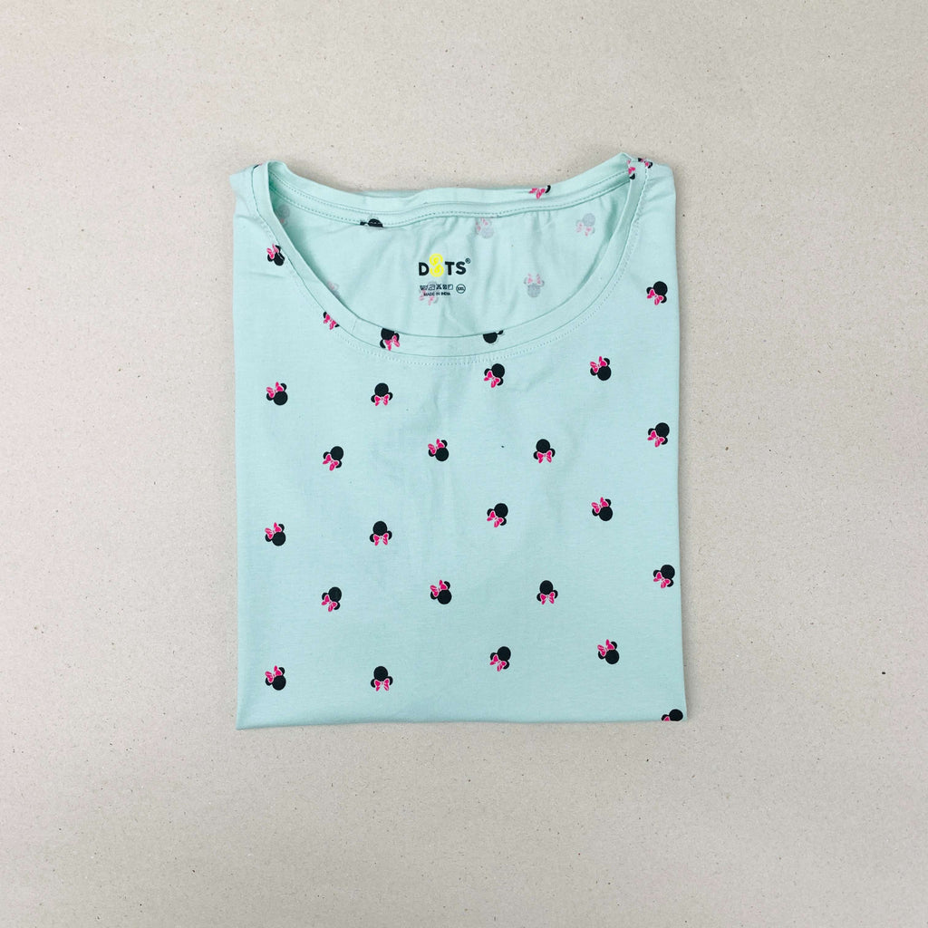 Dots Ladies Printed T-Shirt