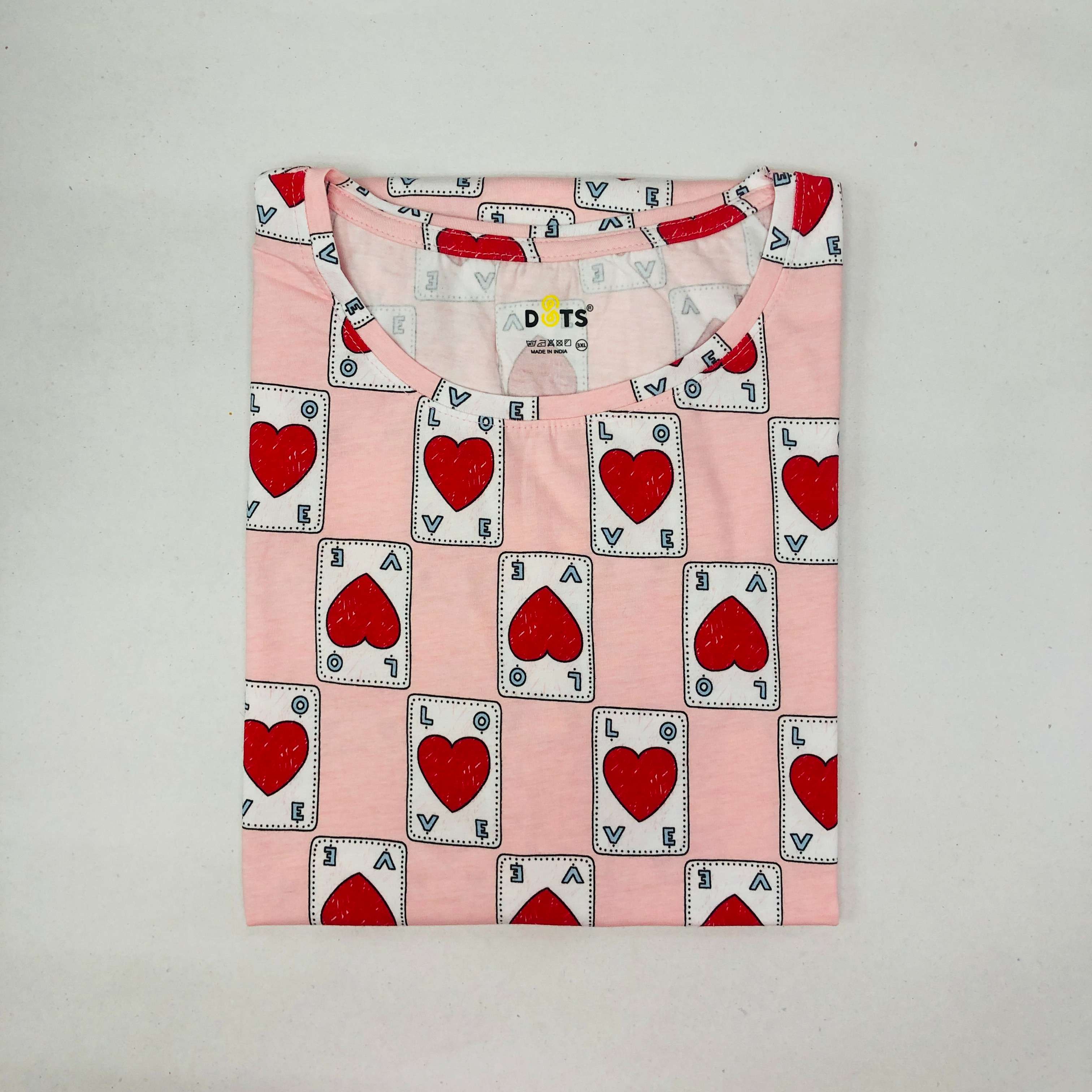Dots Ladies Printed T-Shirt