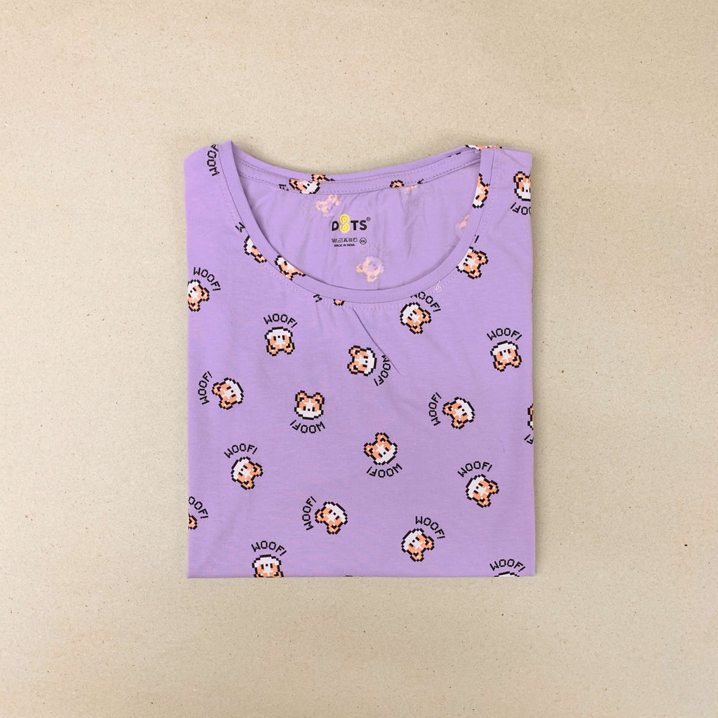 Dots Ladies Printed T-Shirt