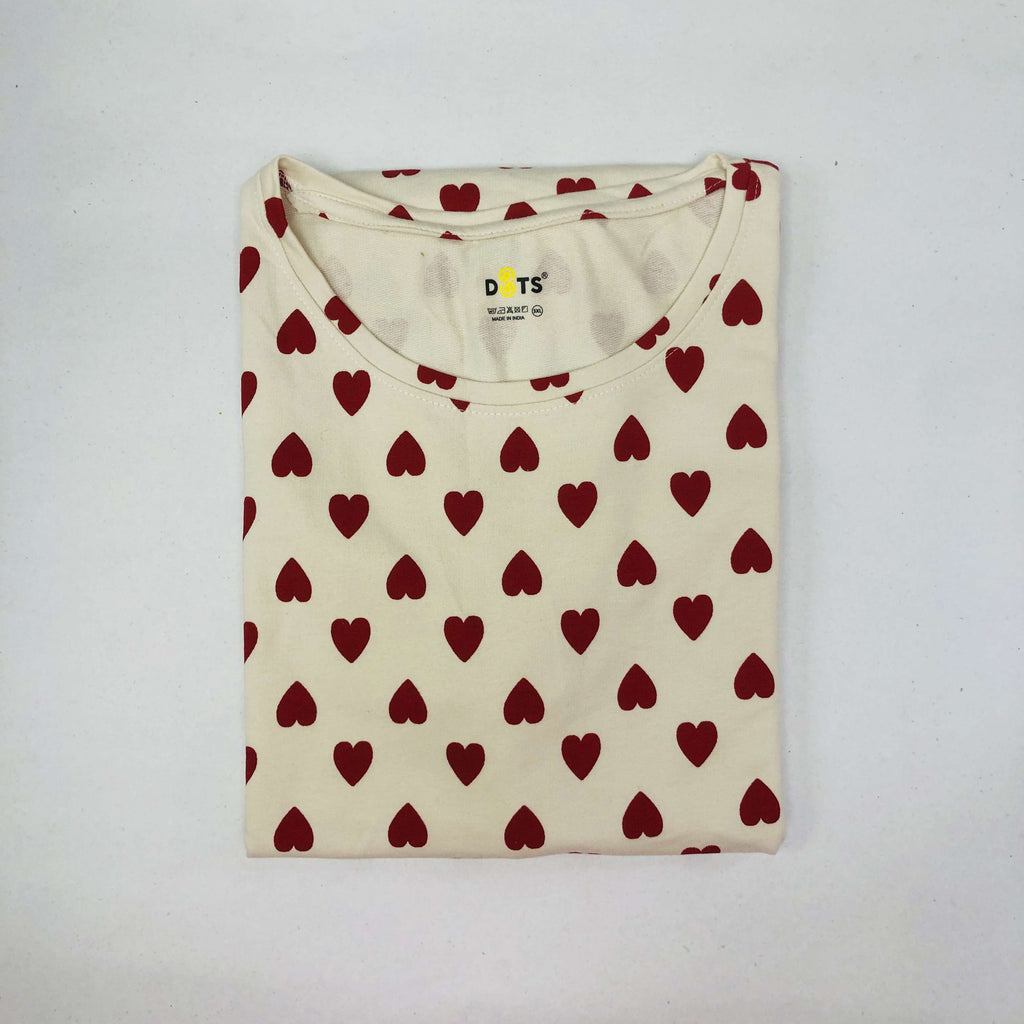 Dots Ladies Printed T-Shirt
