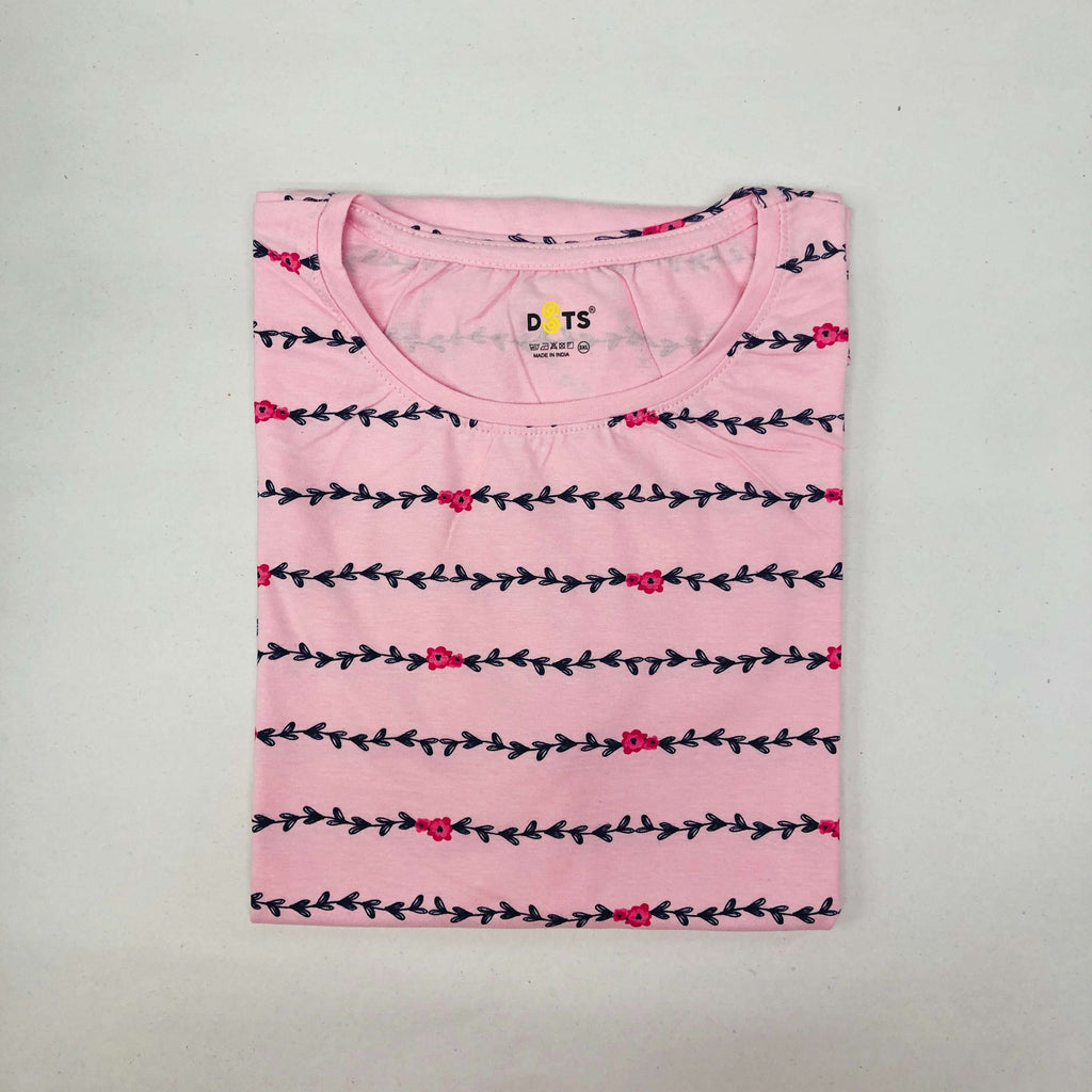 Dots Ladies Printed T-Shirt