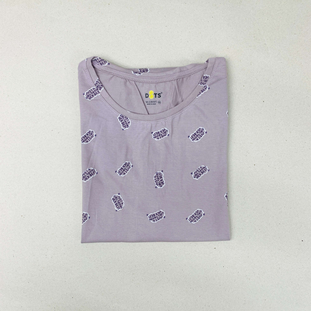 Dots Ladies Printed T-Shirt