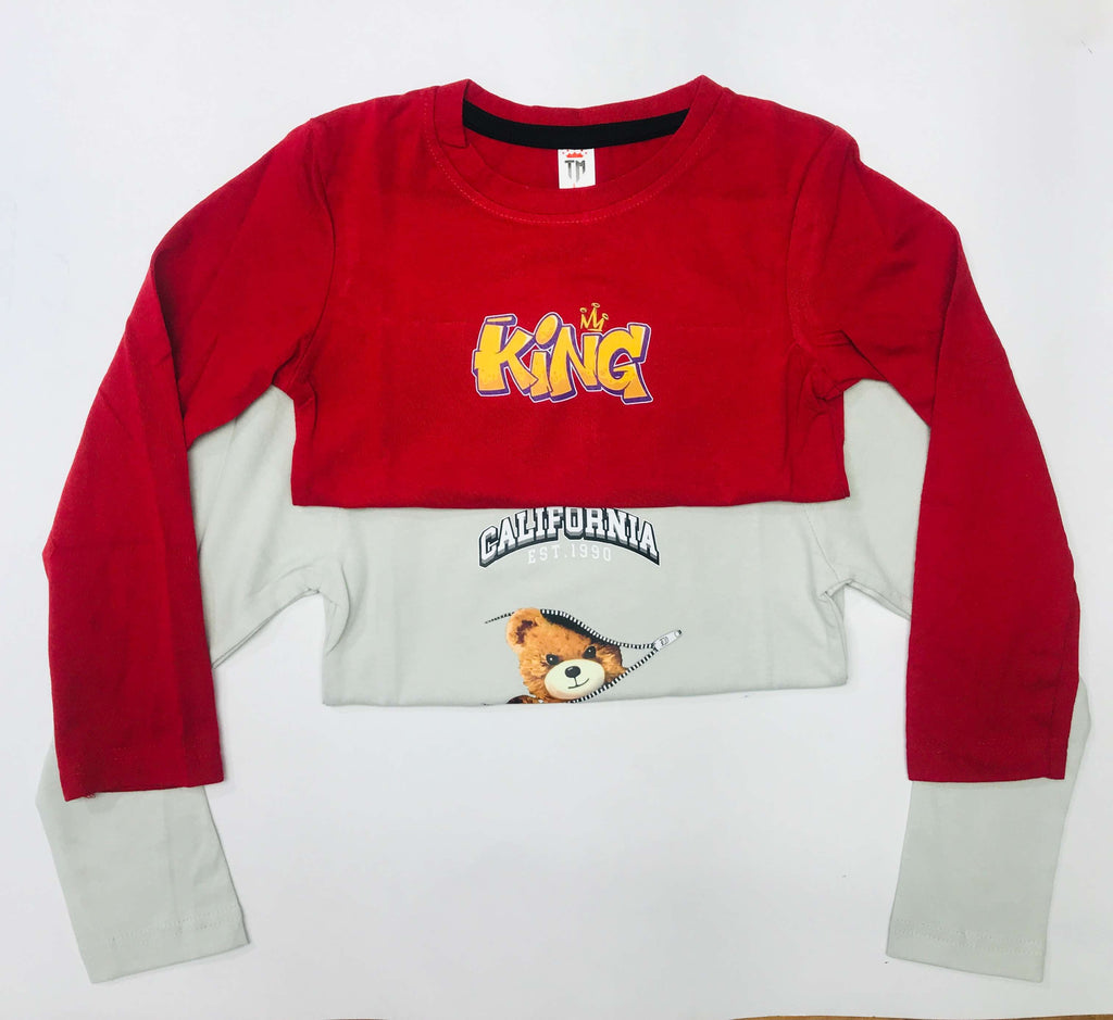 Junior Joy Full Sleeve T-Shirt Combo Pack Of 2