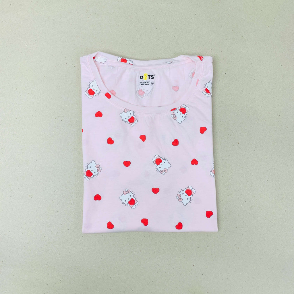 Dots Ladies Printed T-Shirt