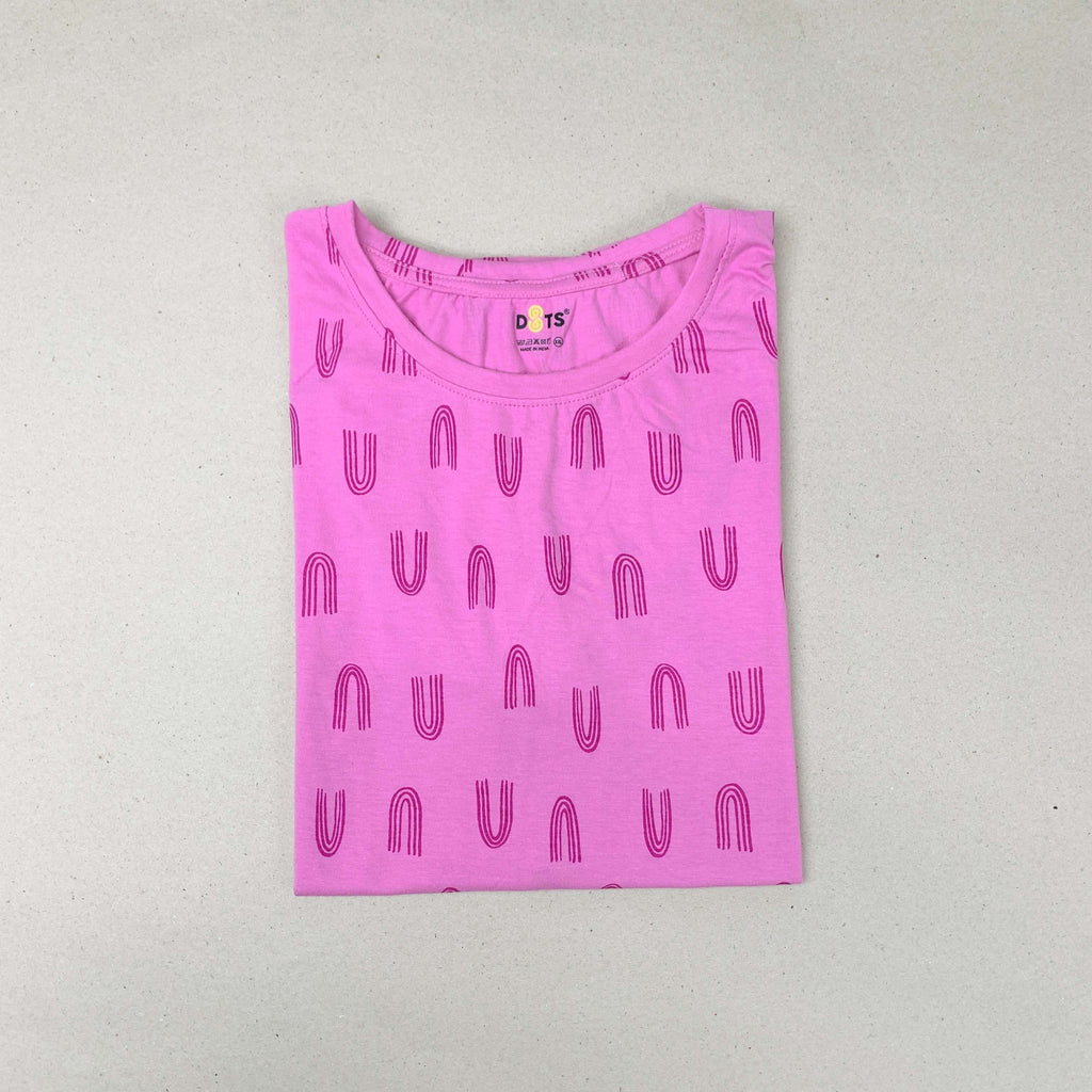 Dots Ladies Printed T-Shirt