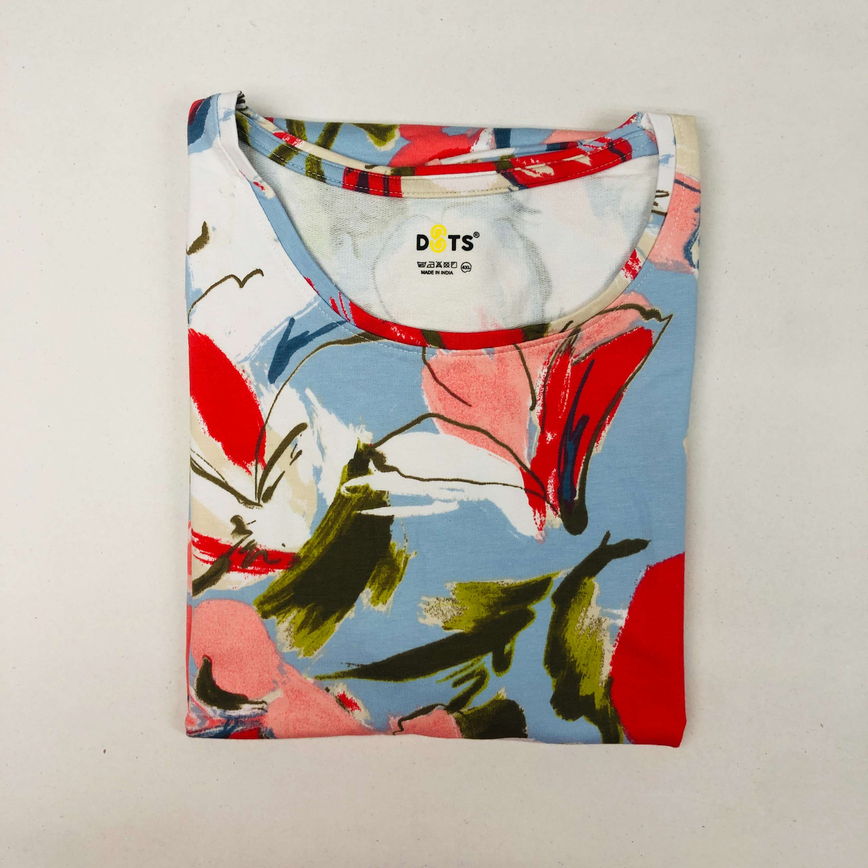 Dots Ladies Printed T-Shirt