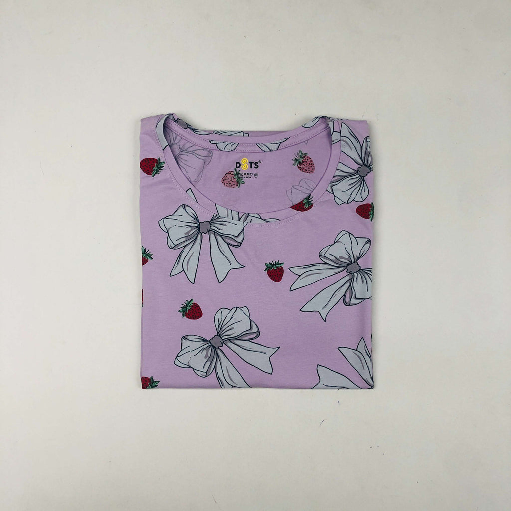 Dots Ladies Printed T-Shirt