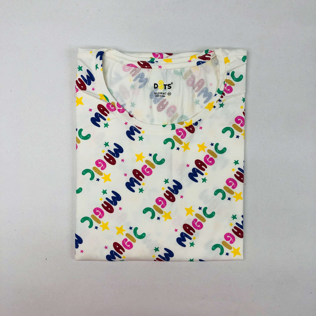 Dots Ladies Printed T-Shirt