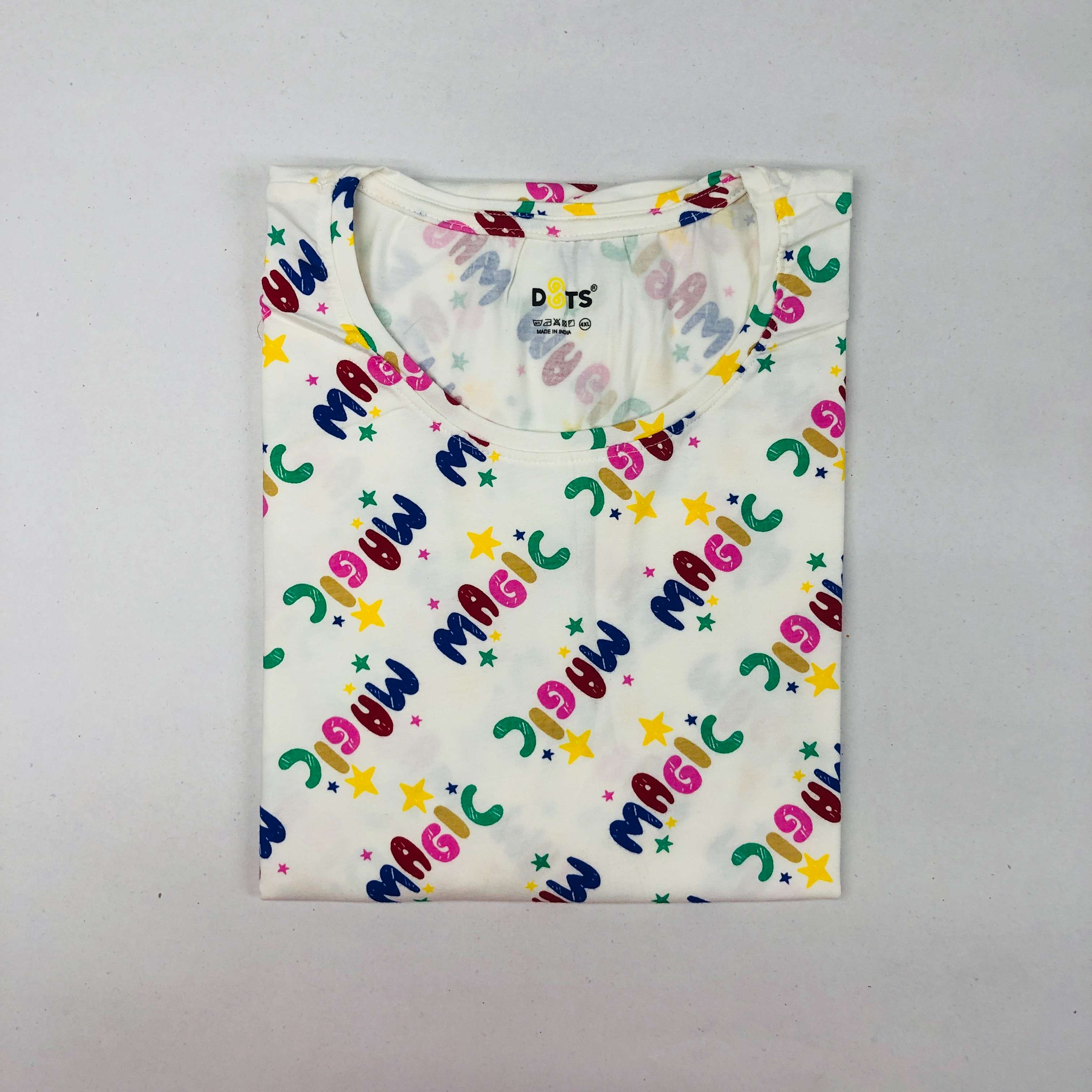 Dots Ladies Printed T-Shirt