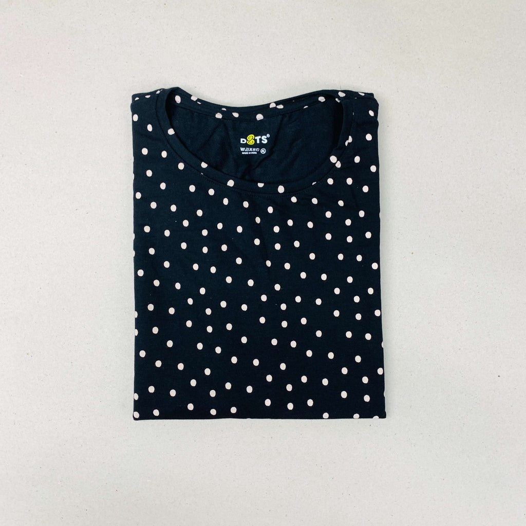 Dots Ladies Printed T-Shirt