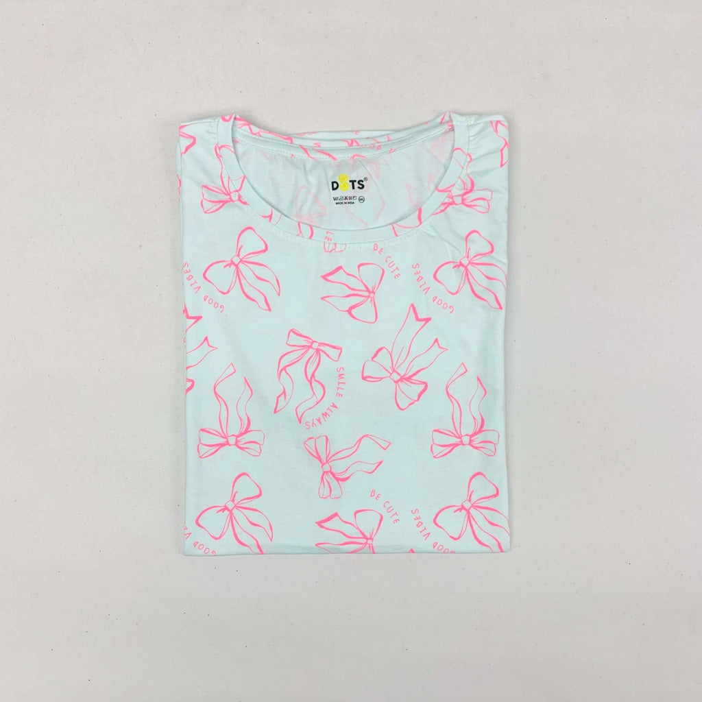Dots Ladies Printed T-Shirt