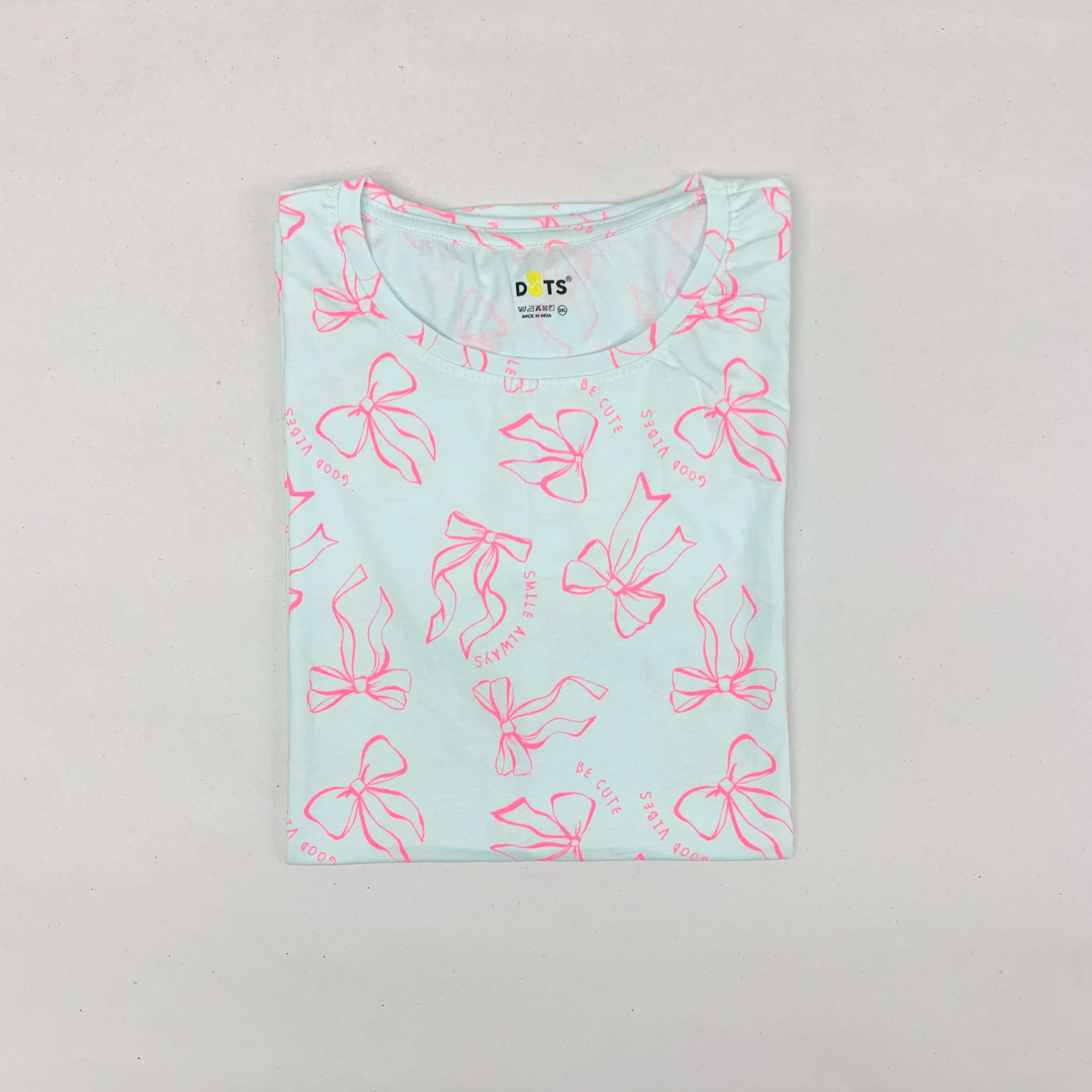 Dots Ladies Printed T-Shirt