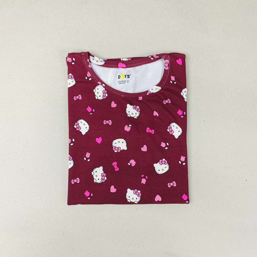 Dots Ladies Printed T-Shirt