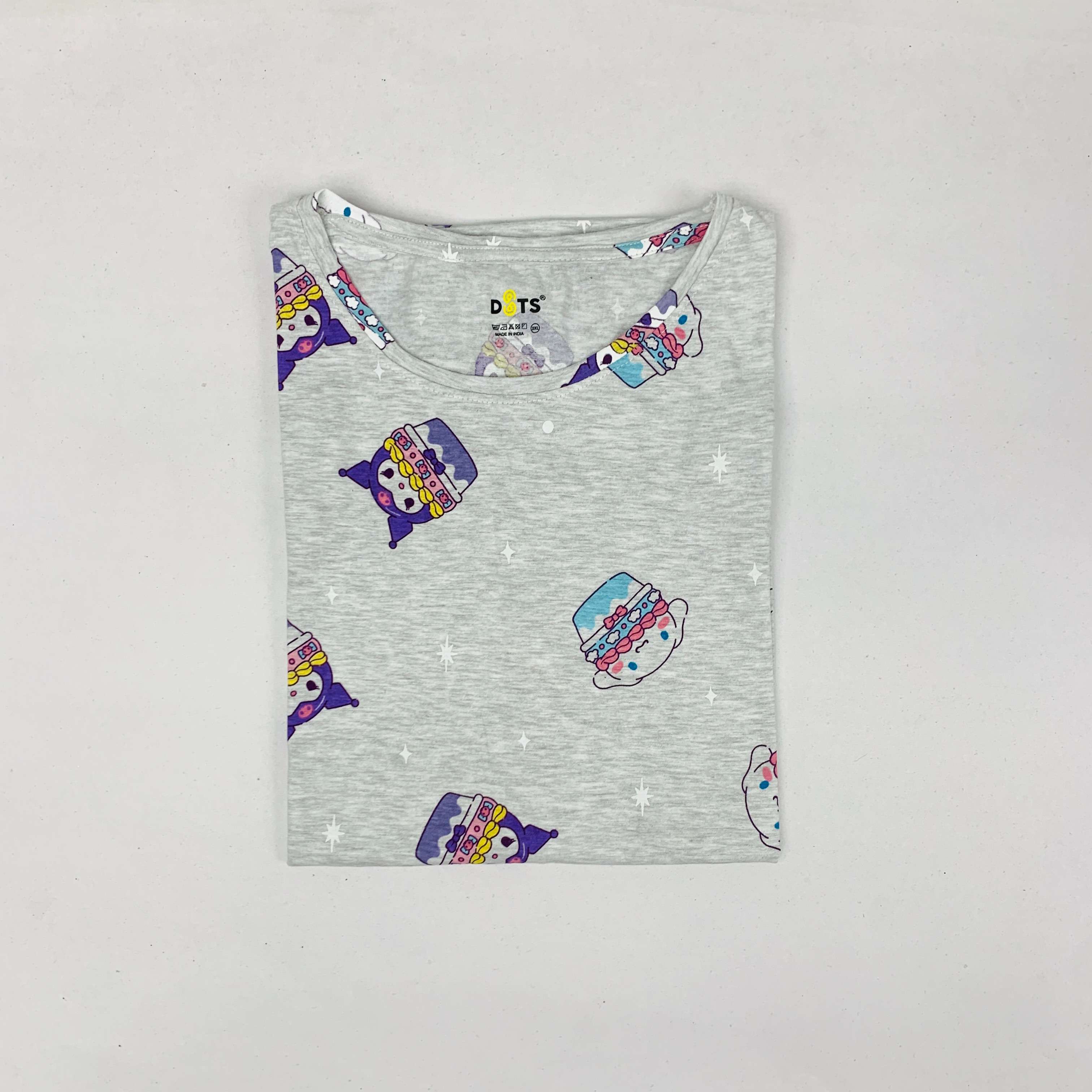 Dots Ladies Printed T-Shirt