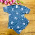 Kids Printed Shorts Set