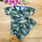 Kids Printed Shorts Set