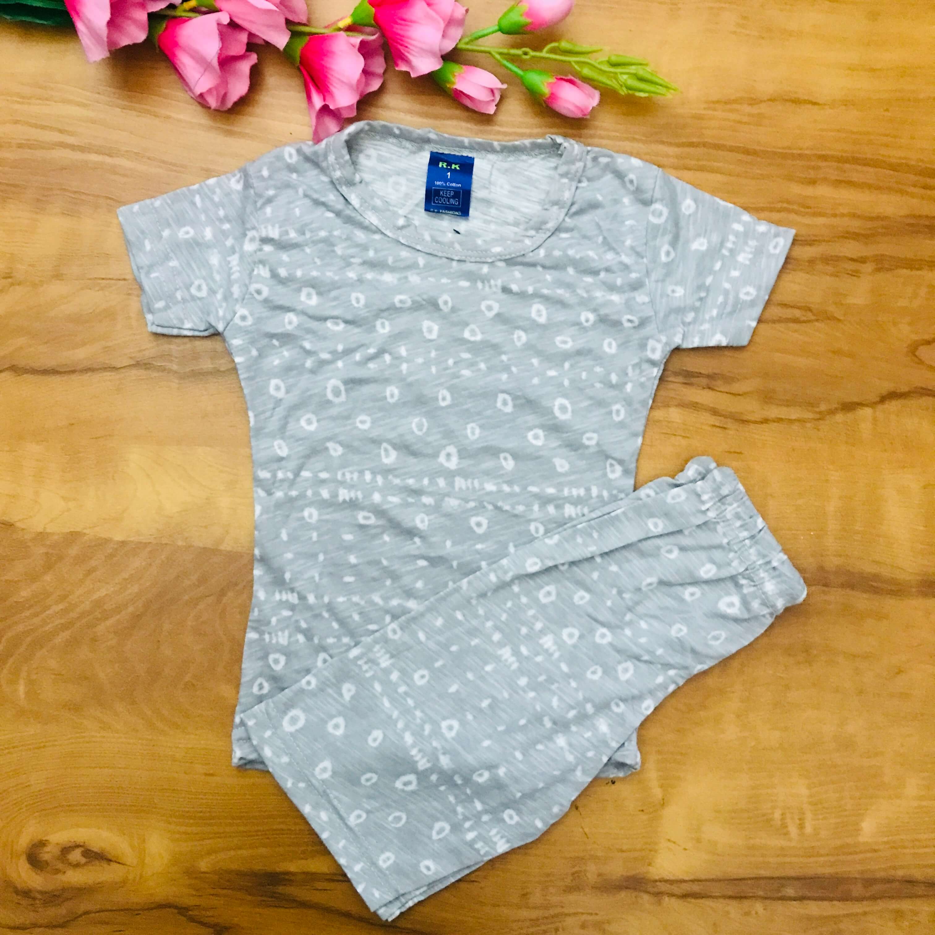 Kids Printed Shorts Set