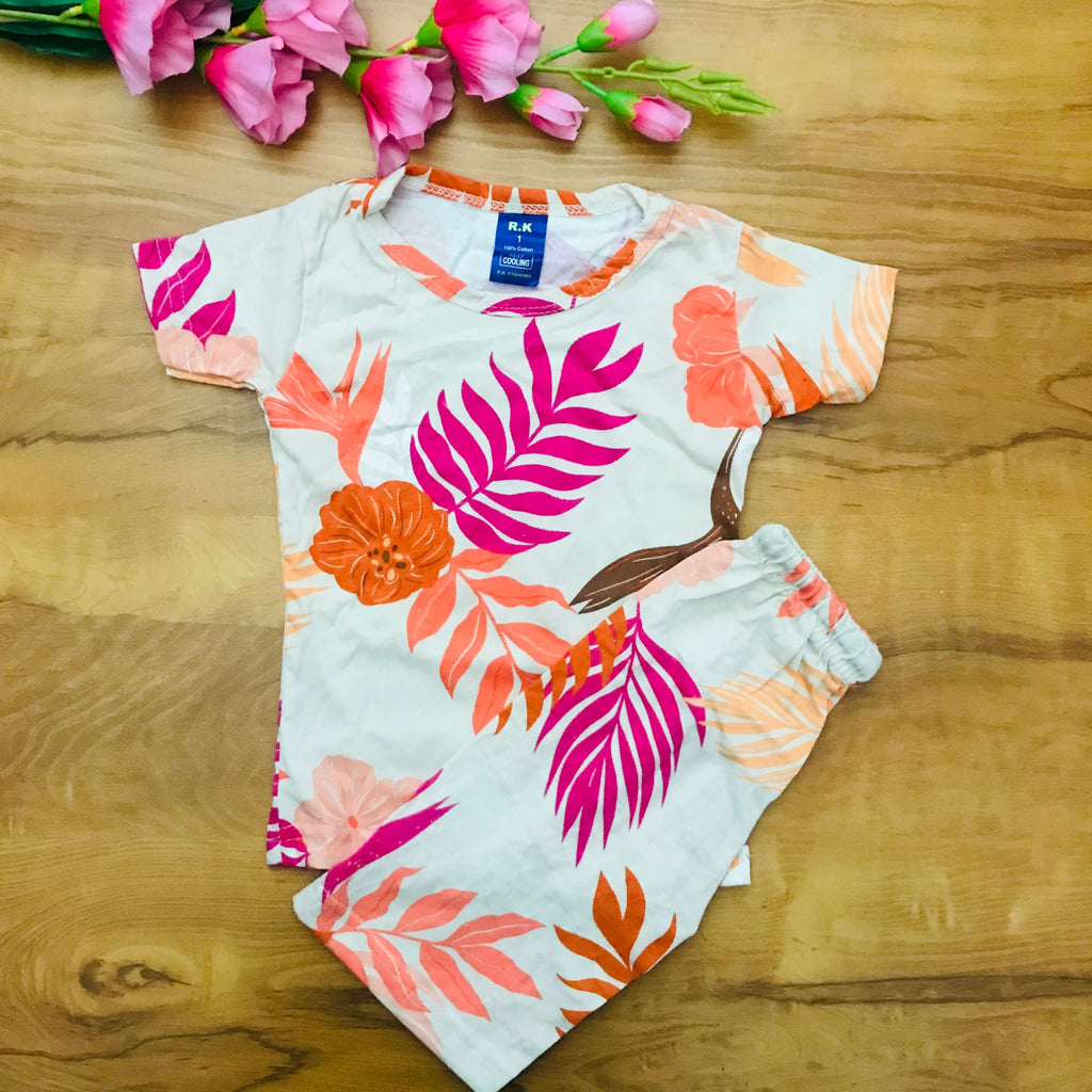 Kids Printed Shorts Set