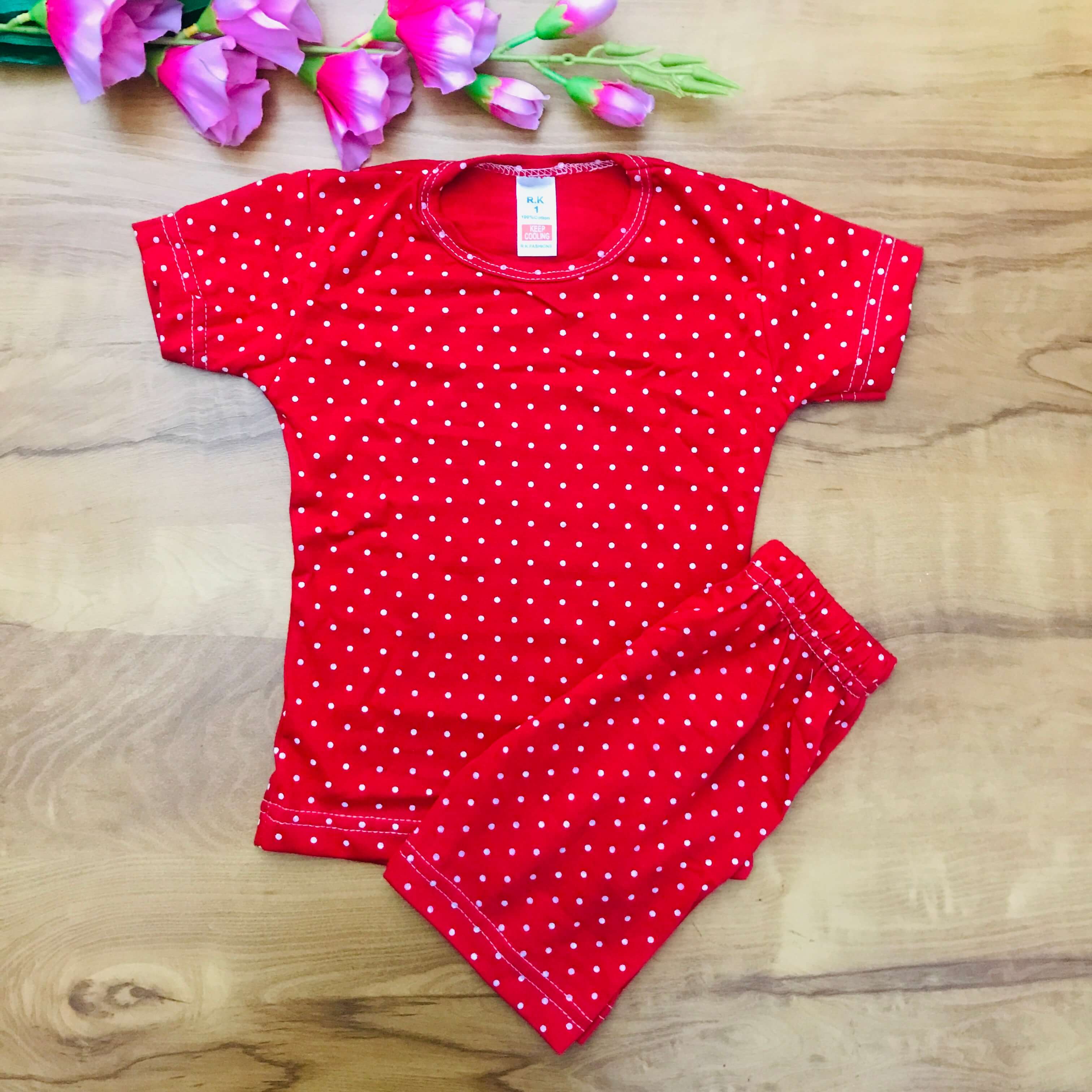 Kids Printed Shorts Set