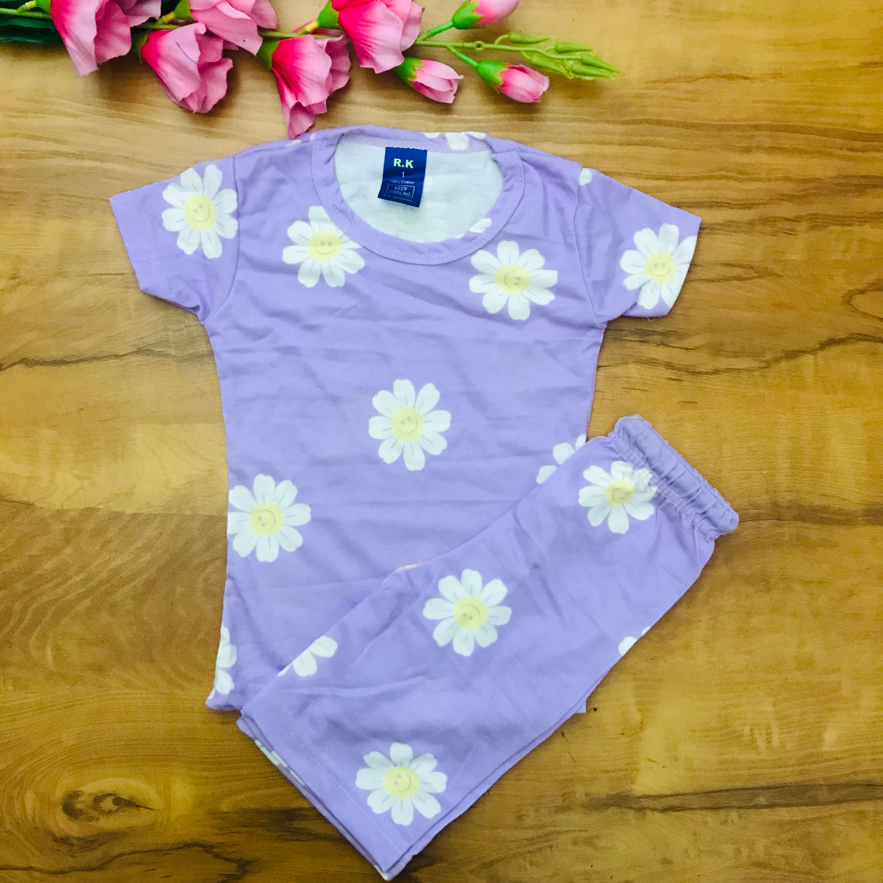 Kids Printed Shorts Set