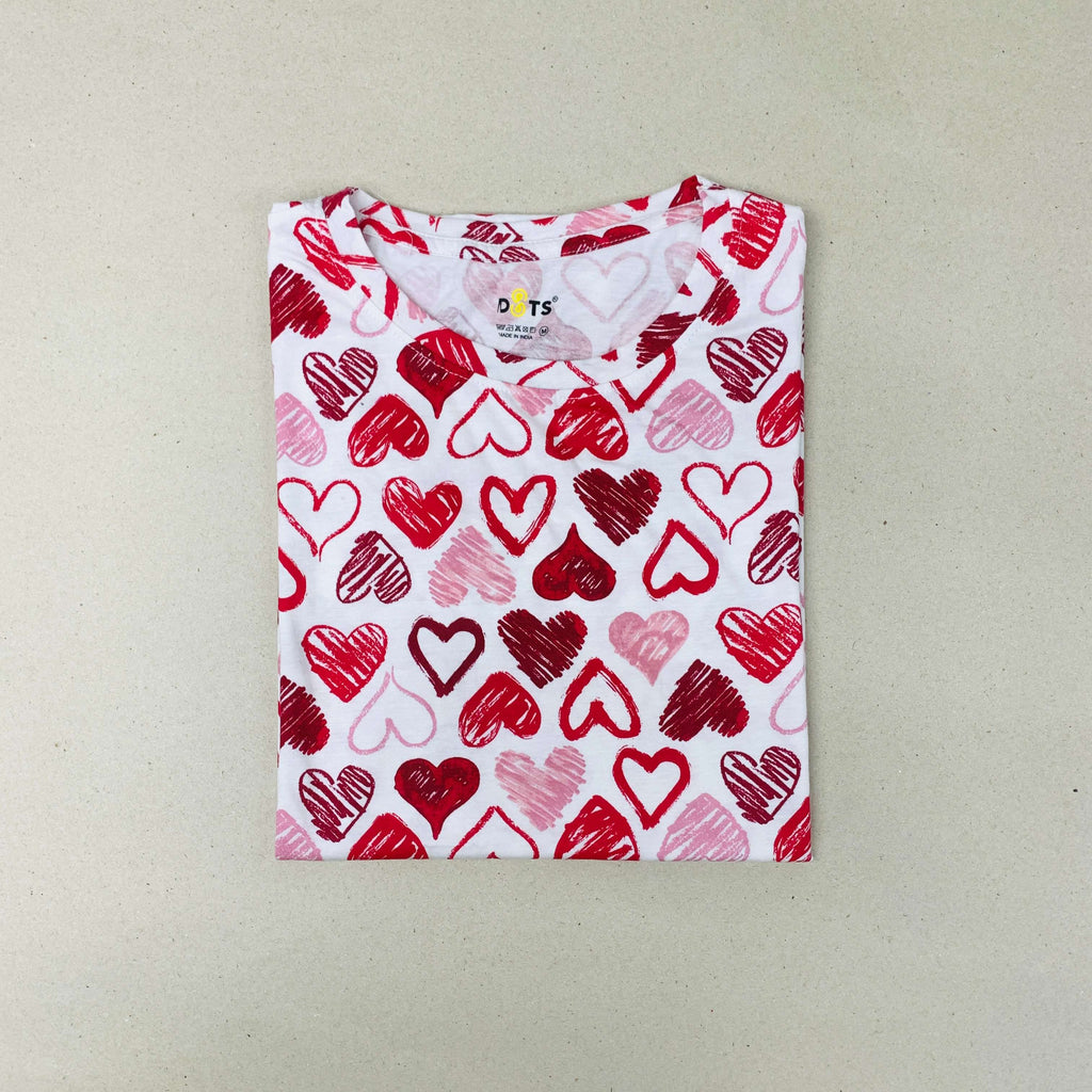 Dots Ladies Printed T-Shirt