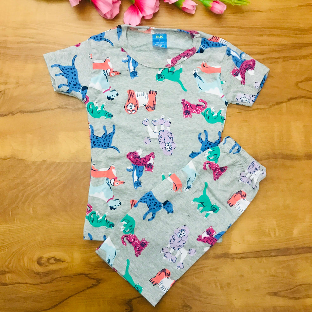 Kids Printed Shorts Set