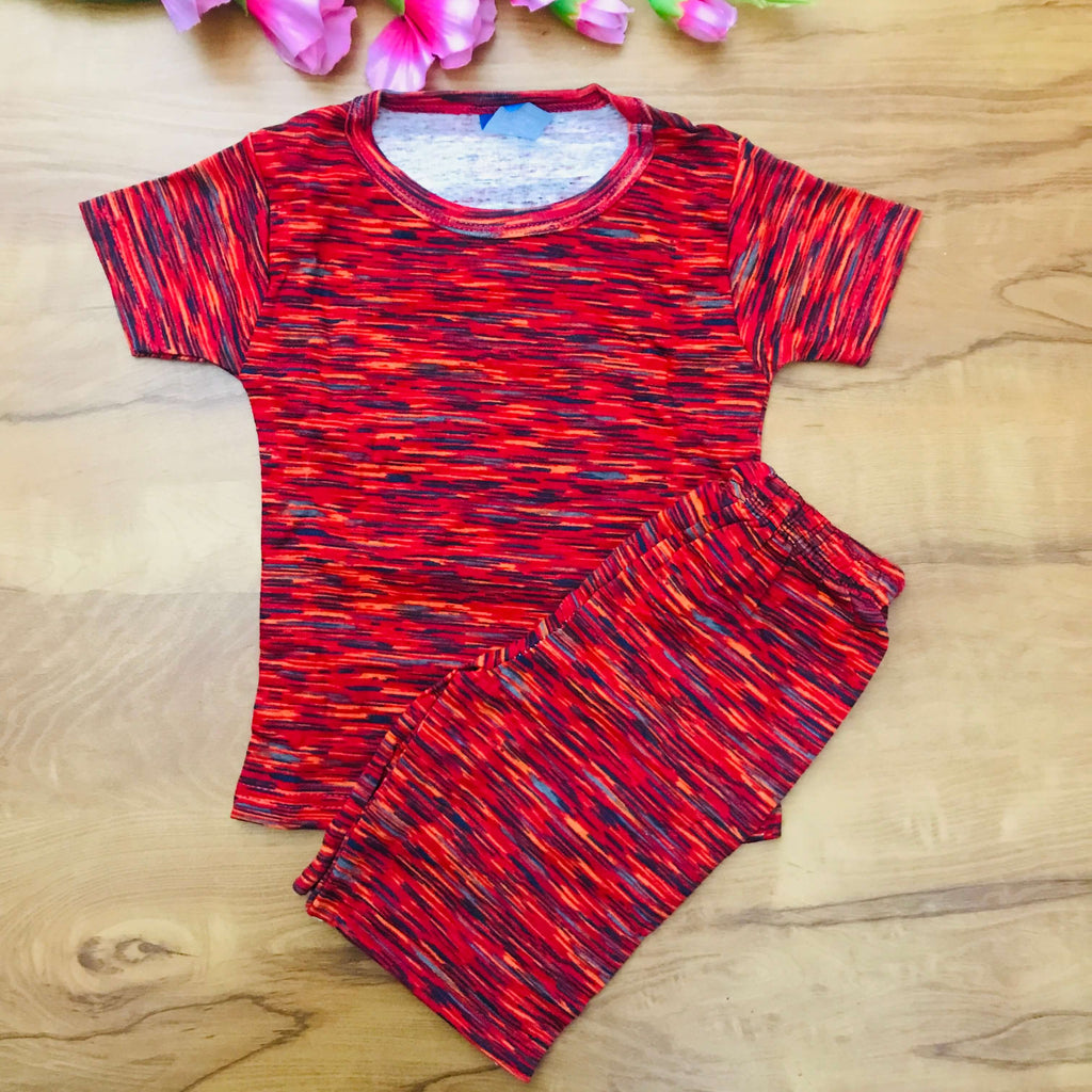 Kids Printed Shorts Set