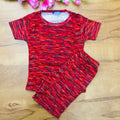 Kids Printed Shorts Set