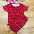 Kids Printed Shorts Set