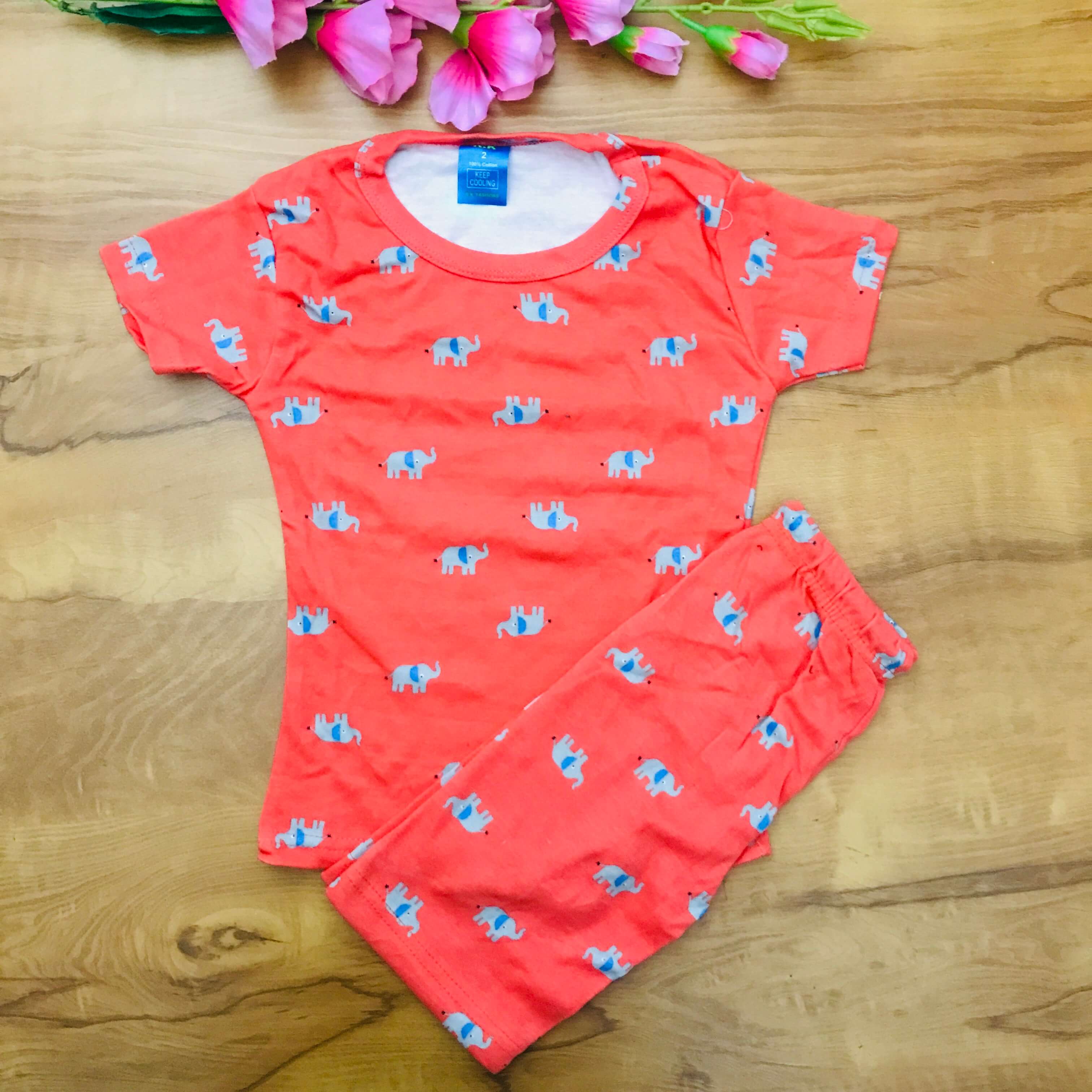 Kids Printed Shorts Set