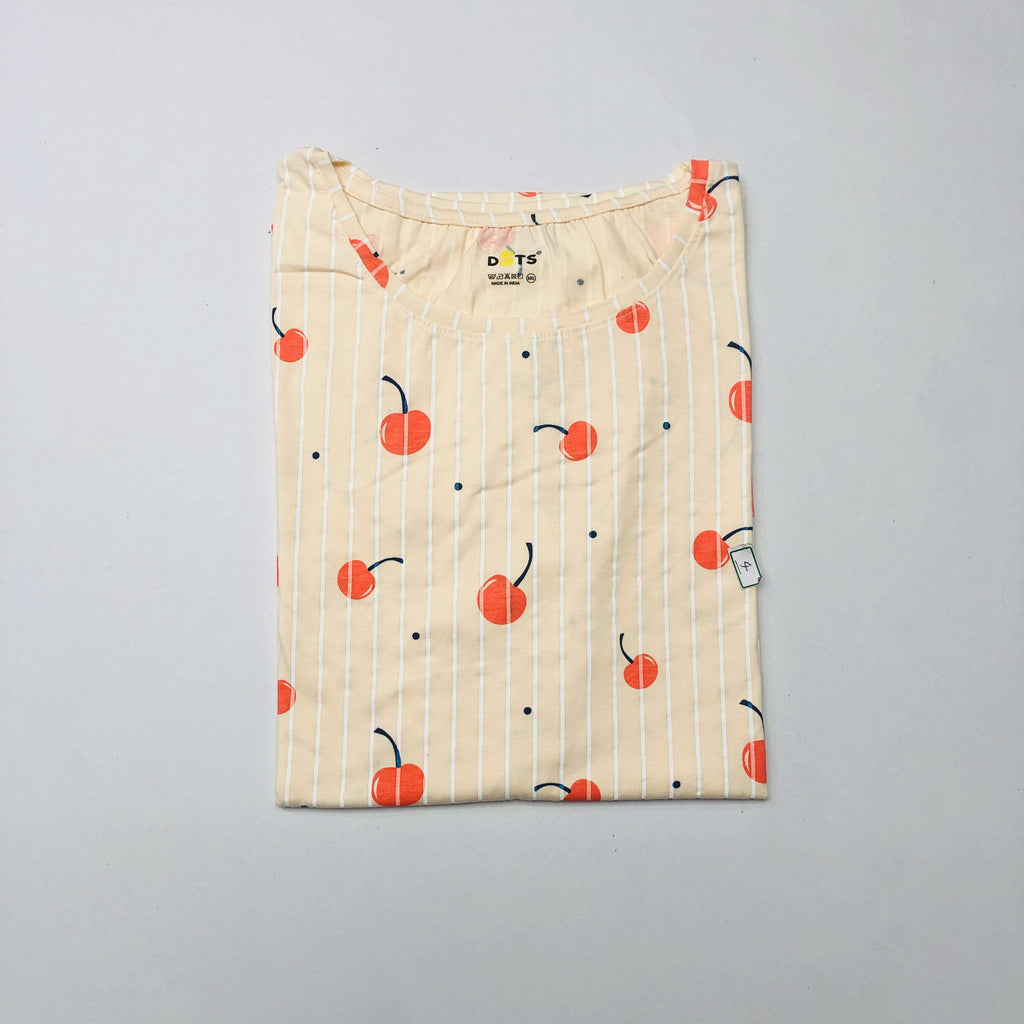 Dots Ladies Printed T-Shirt