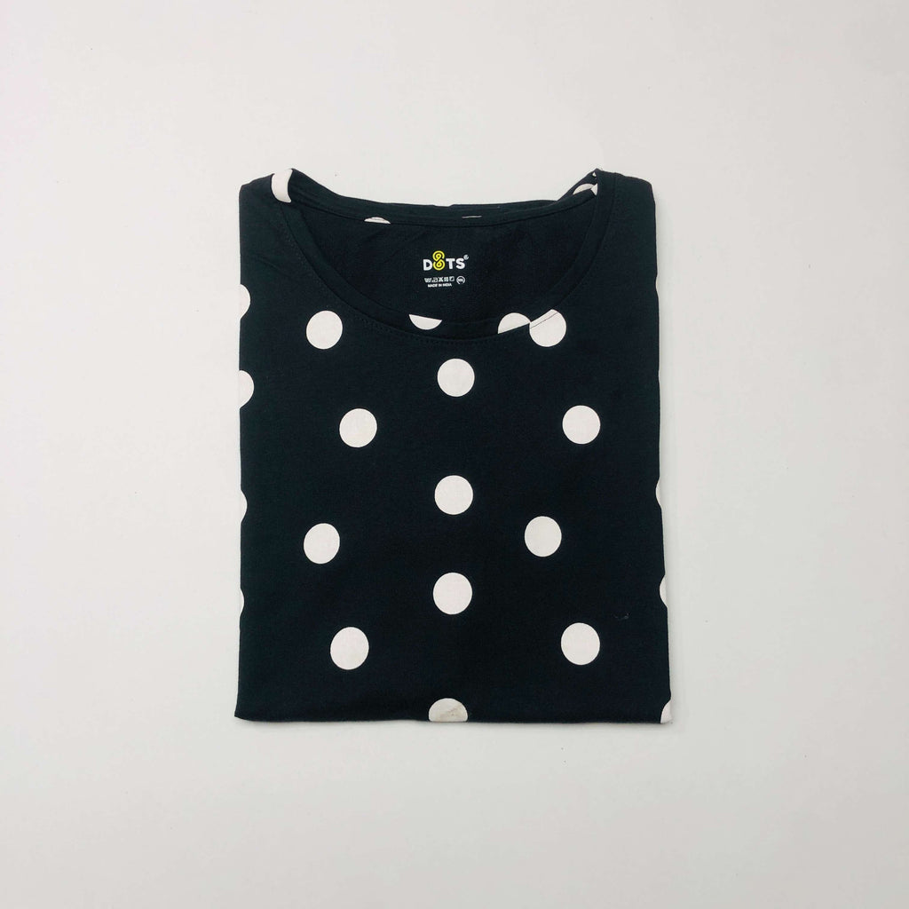 Dots Ladies Printed T-Shirt