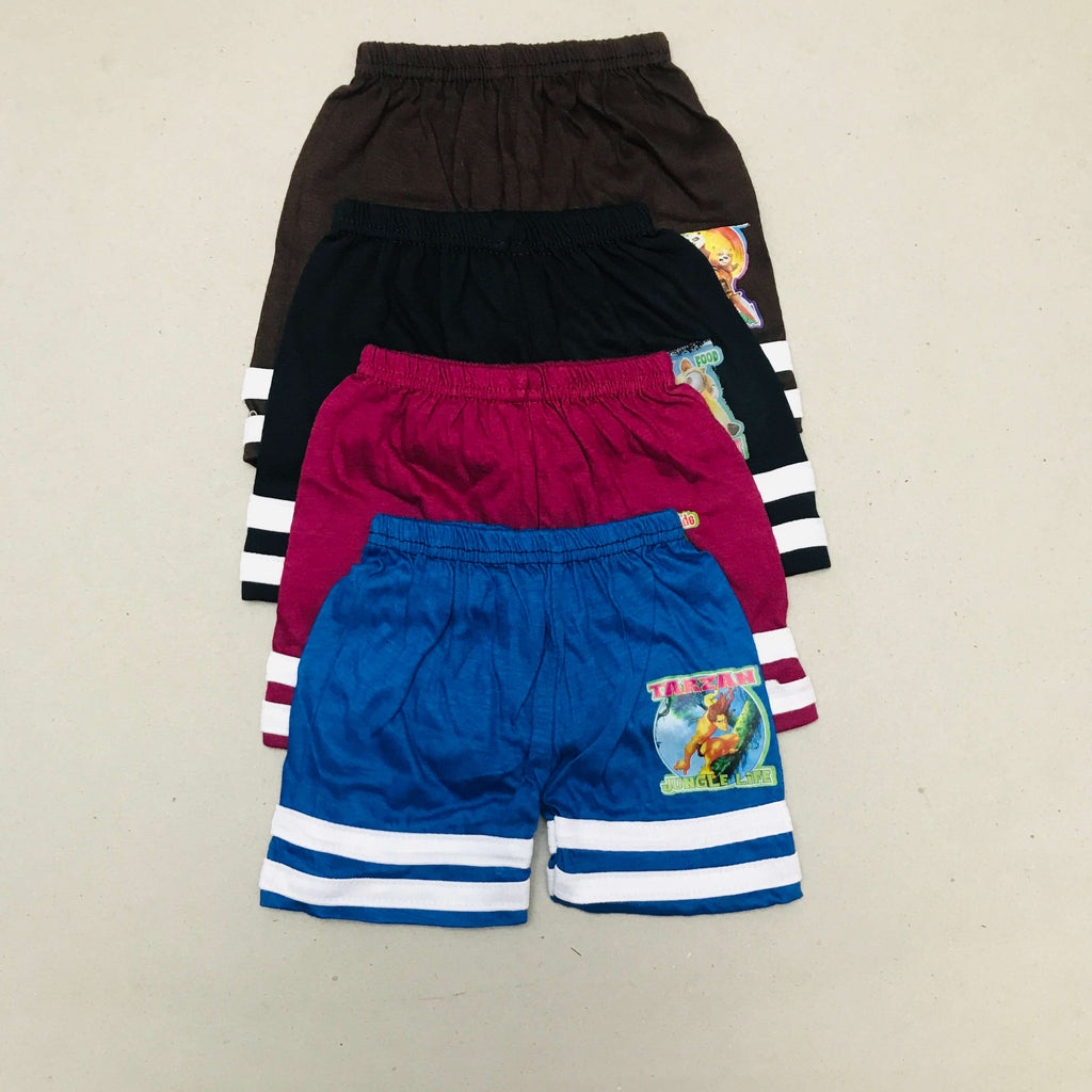 Kids Shorts Pack of 4