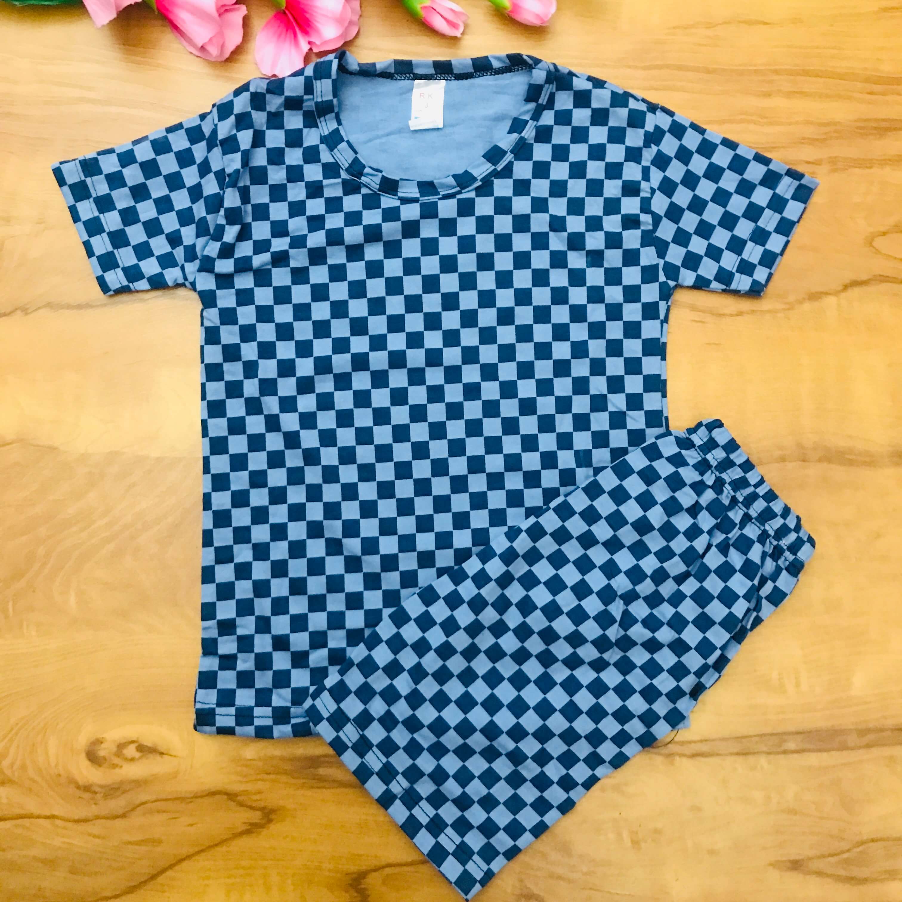 Kids Printed Shorts Set