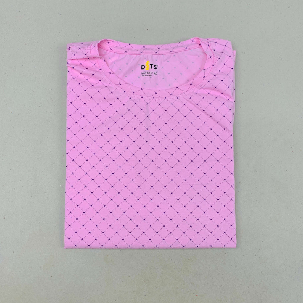 Dots Ladies Printed T-Shirt