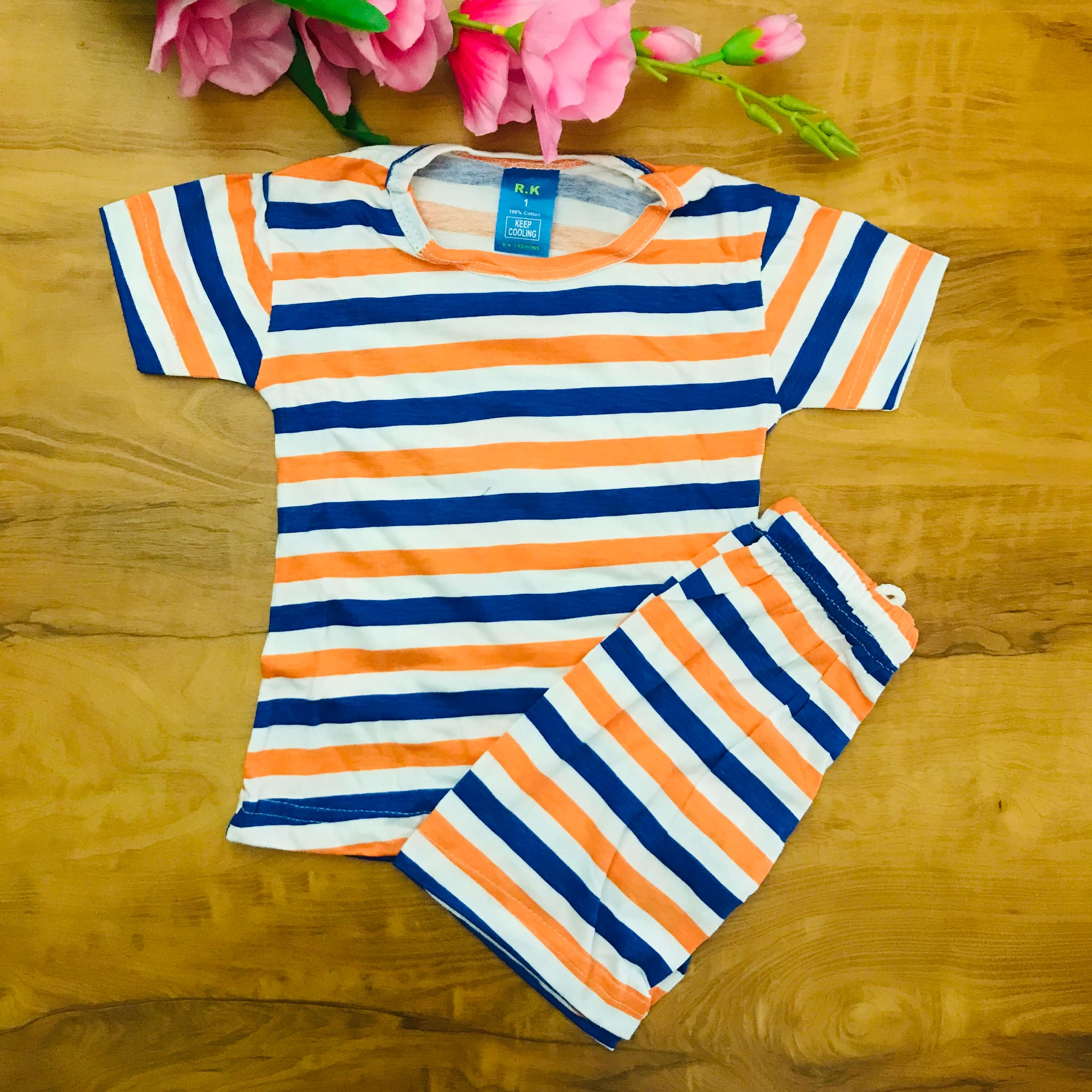 Kids Printed Shorts Set