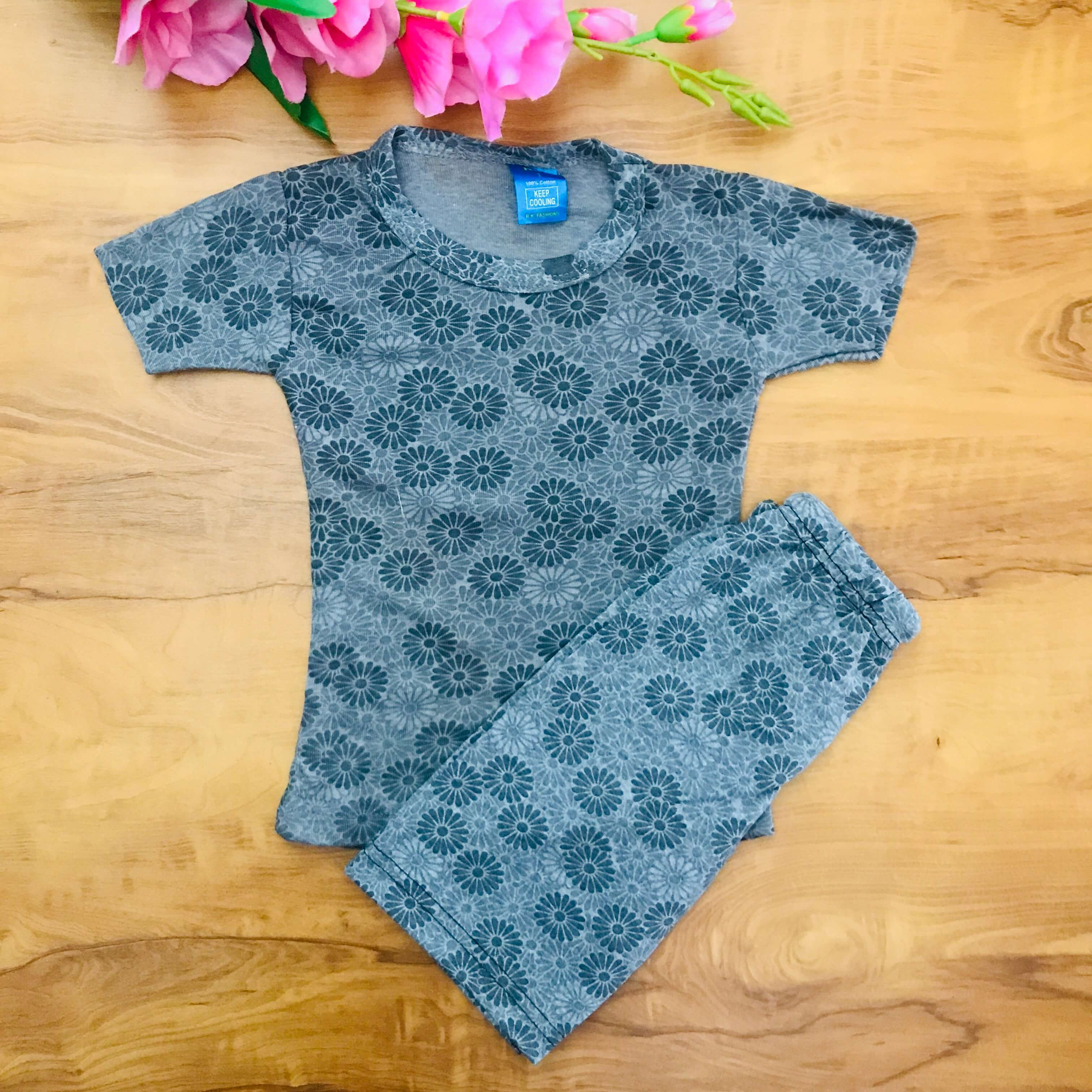 Kids Printed Shorts Set