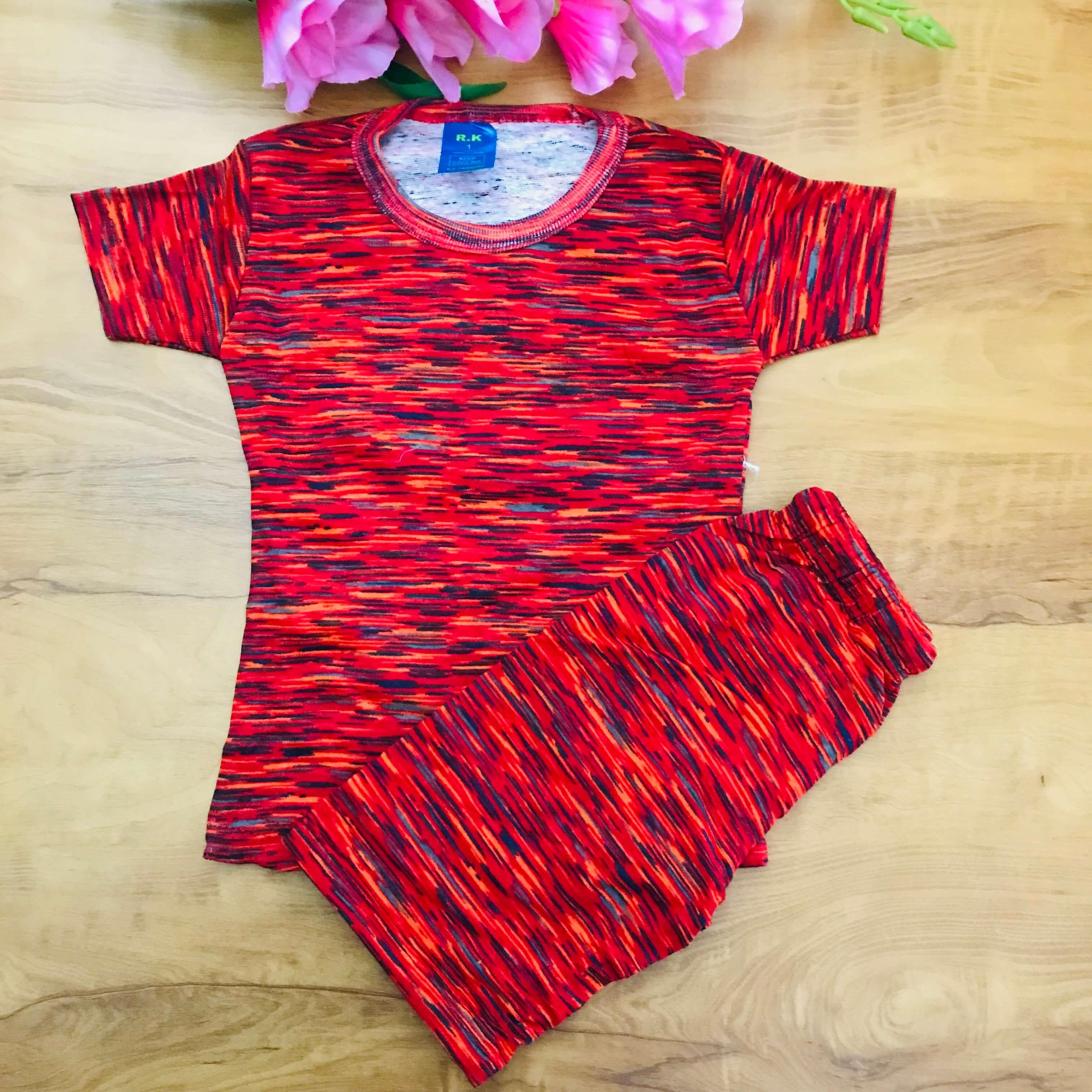 Kids Printed Shorts Set