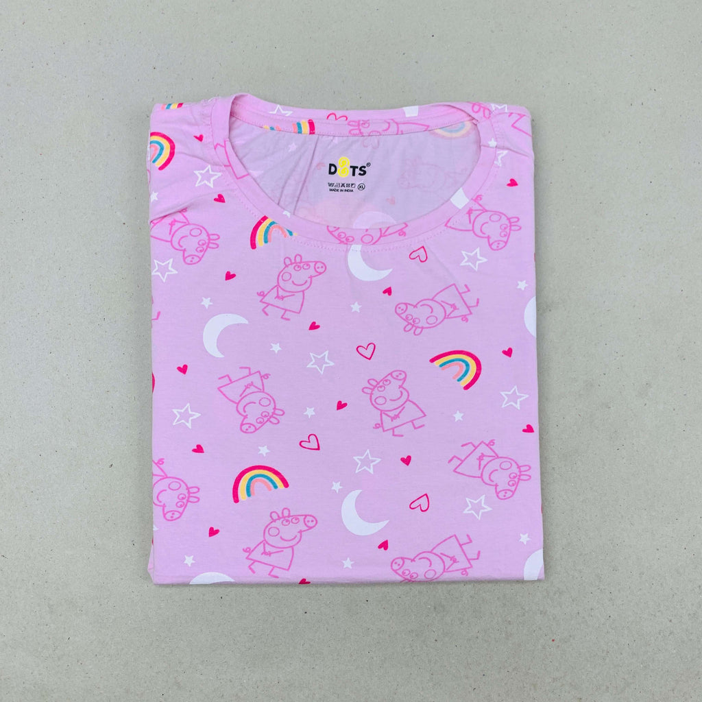Dots Ladies Printed T-Shirt