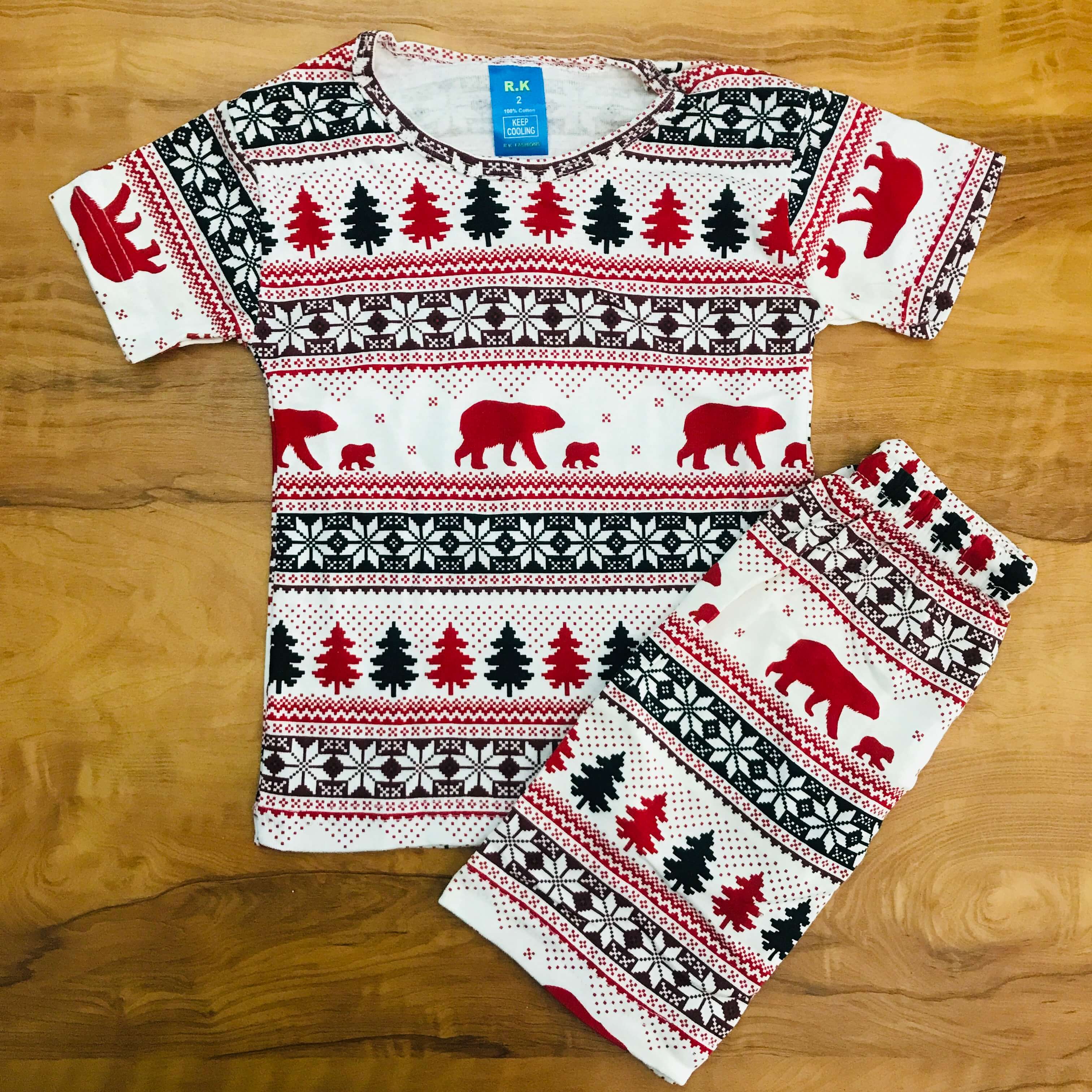 Kids Printed Shorts Set