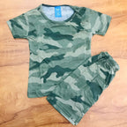 Kids Printed Shorts Set