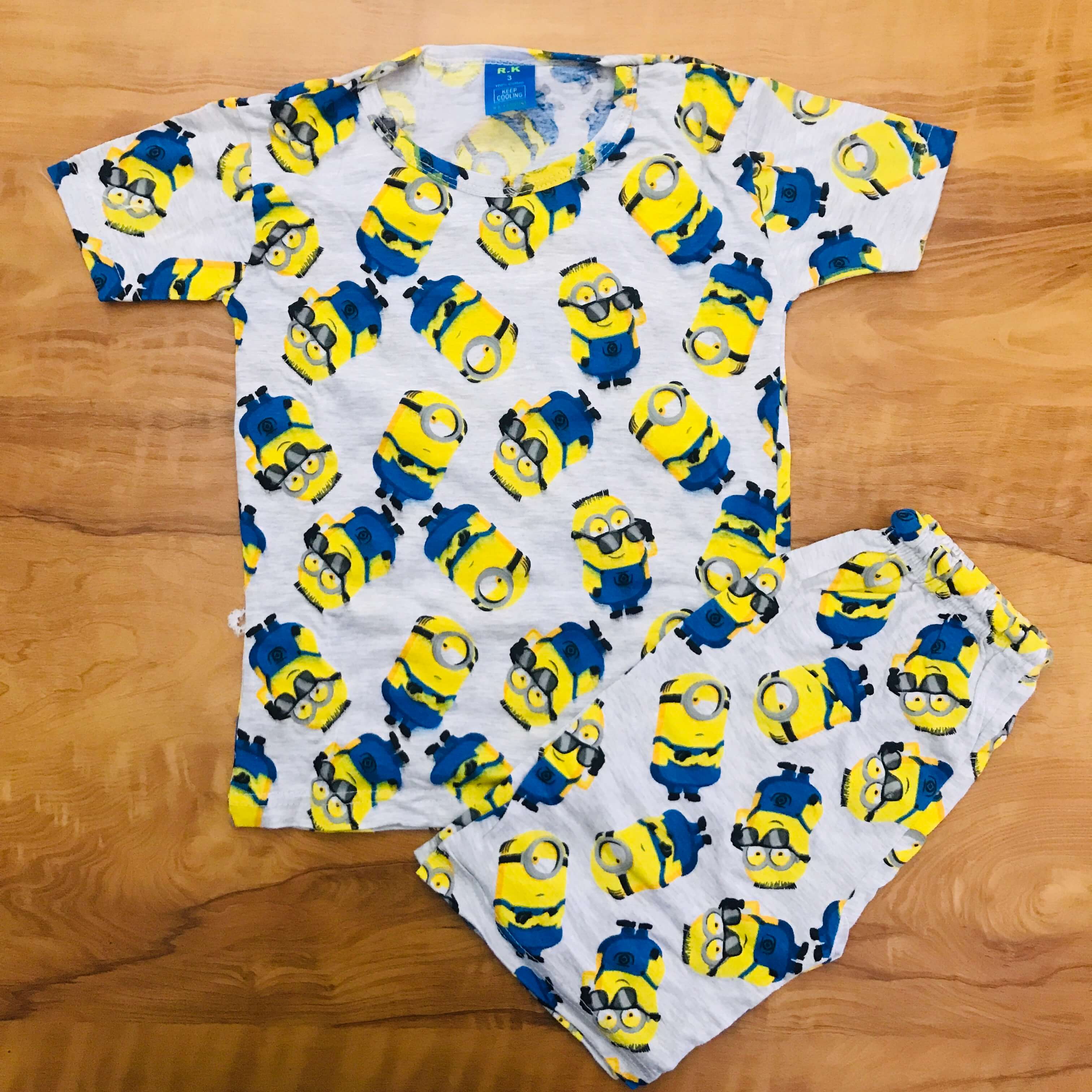 Kids Printed Shorts Set